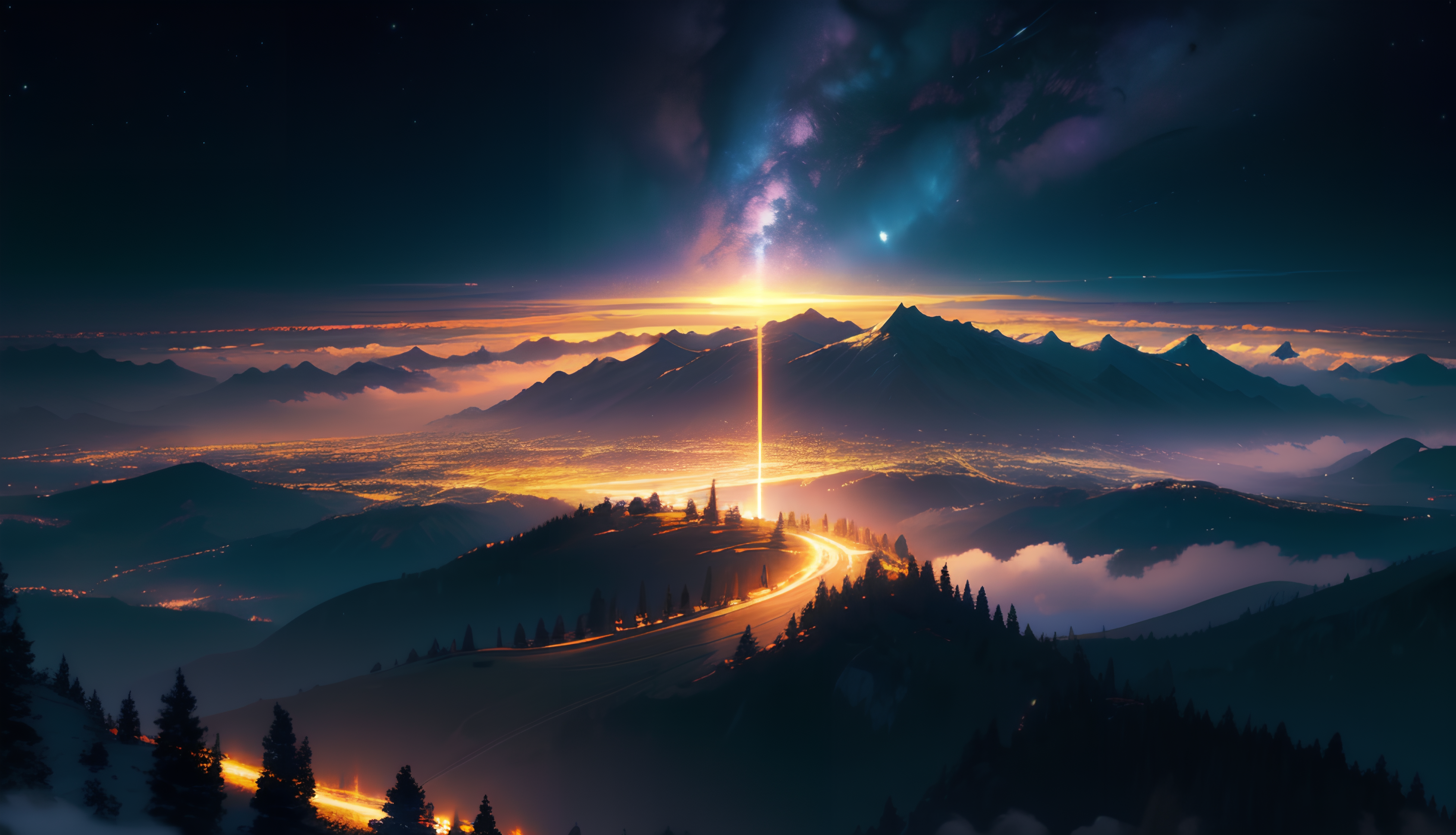 Anime Landscape 4k Ultra HD Wallpaper