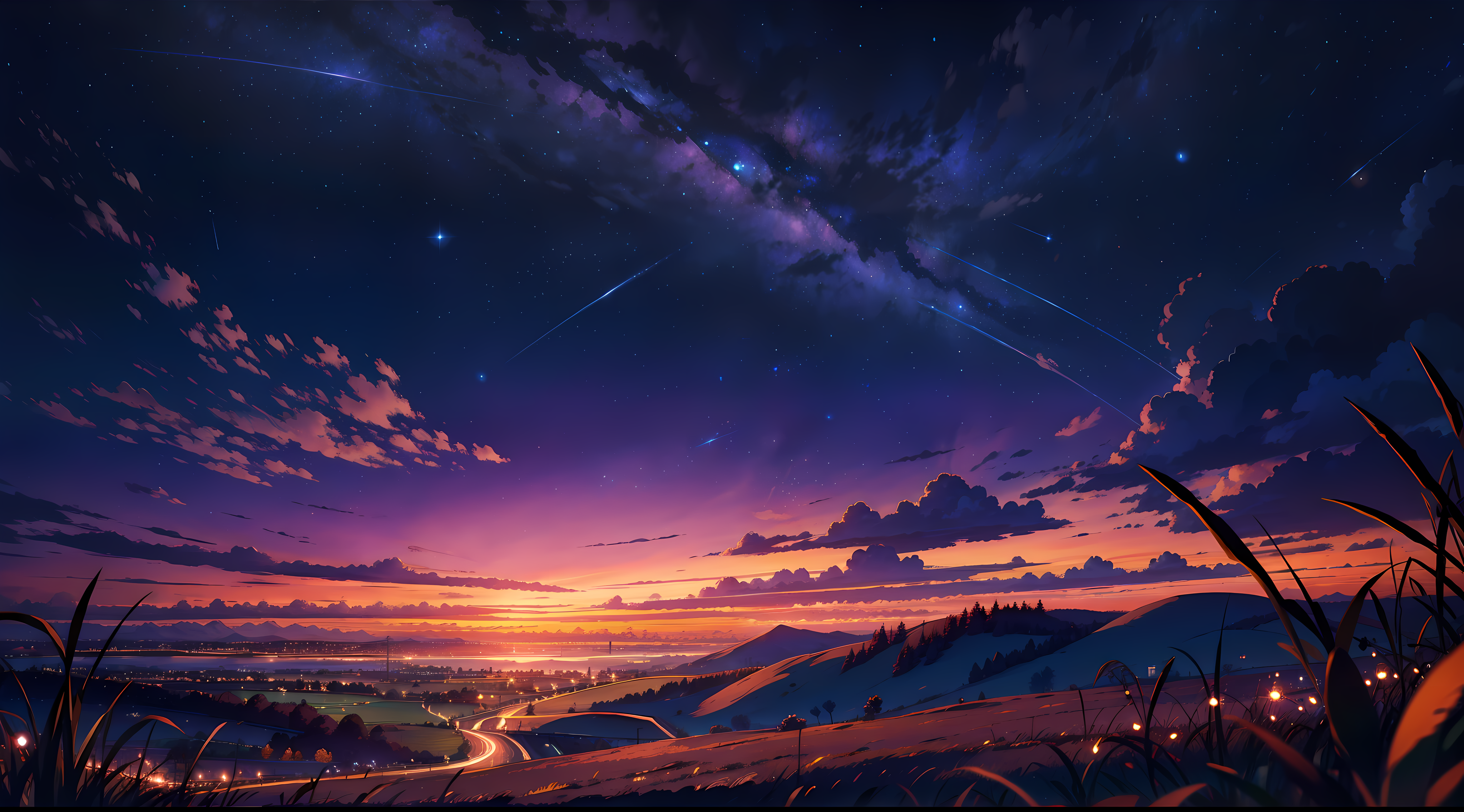 Anime Landscape 4k Ultra HD Wallpaper