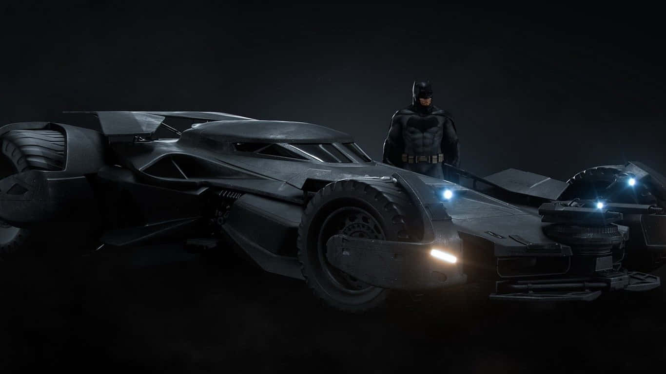 Download 1366x768 Batmobile Background Batman