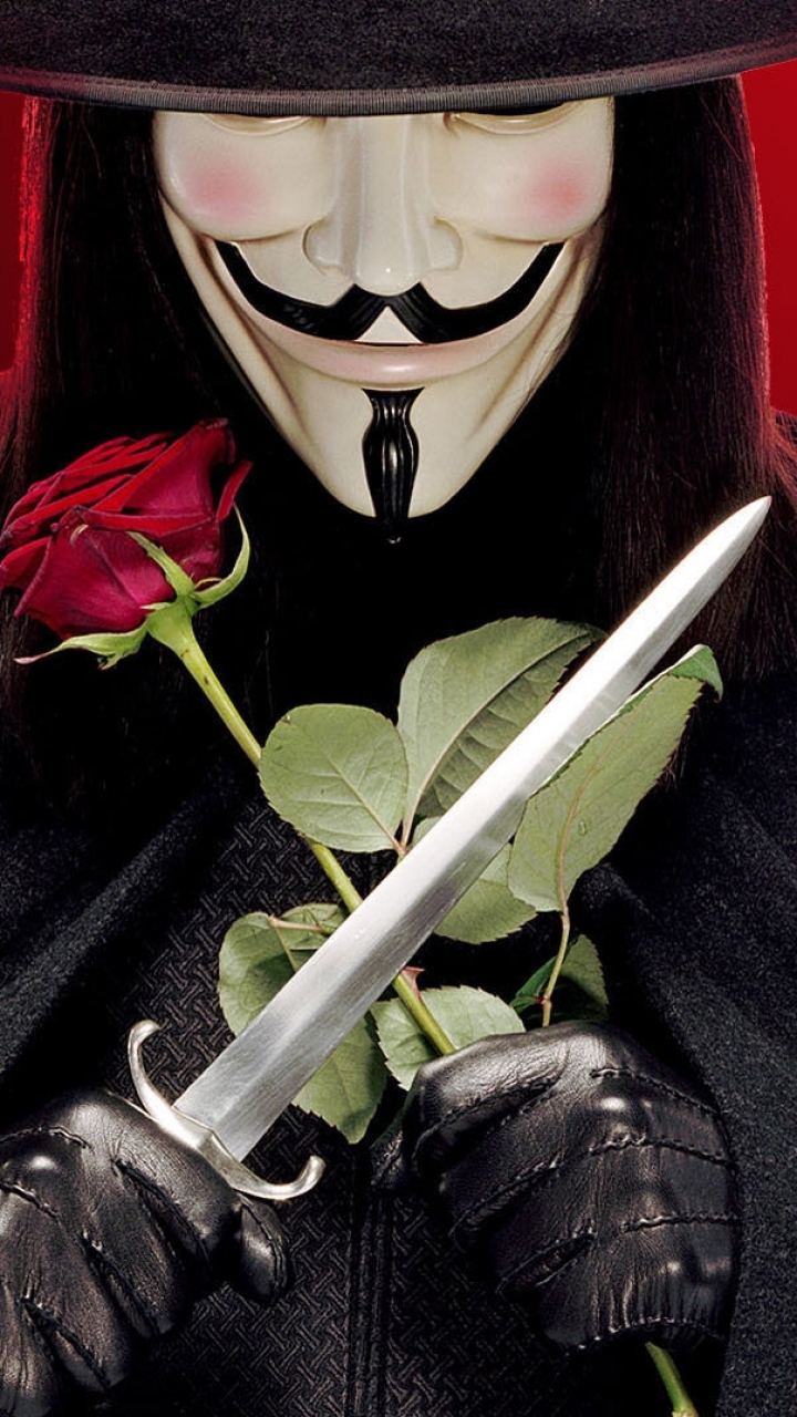 V For Vendetta Phone Wallpaper