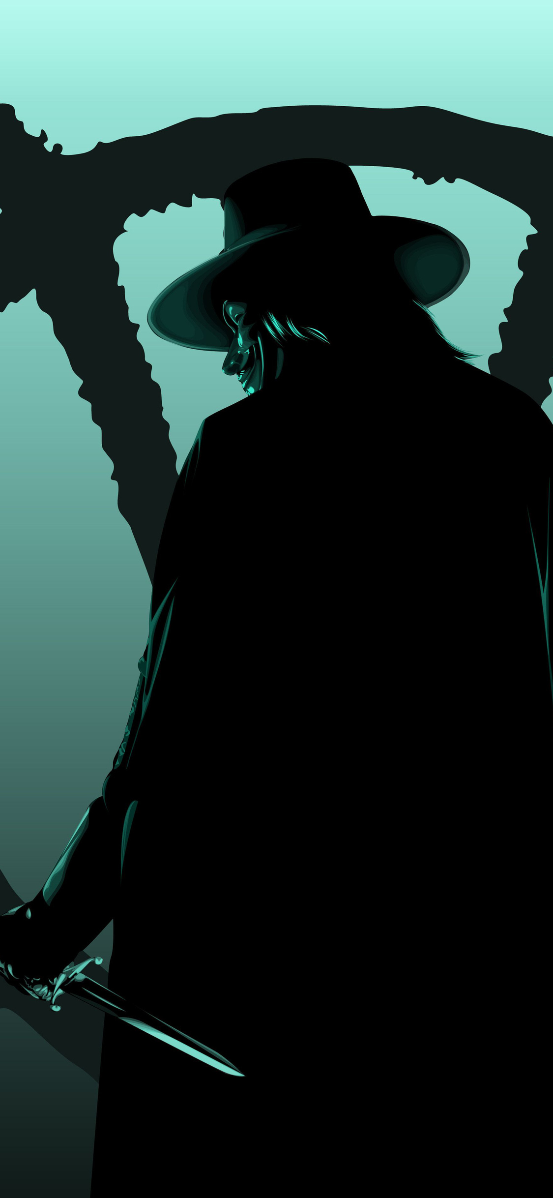 V For Vendetta 4k iPhone XS