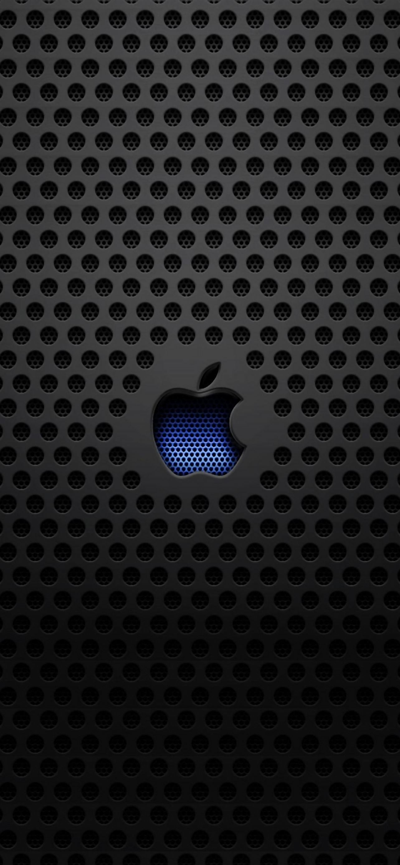 Apple Logo Metal Texture iPhone