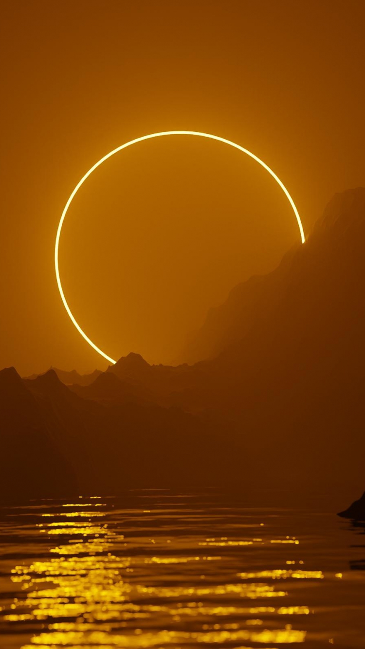 Download wallpaper 750x1334 solar