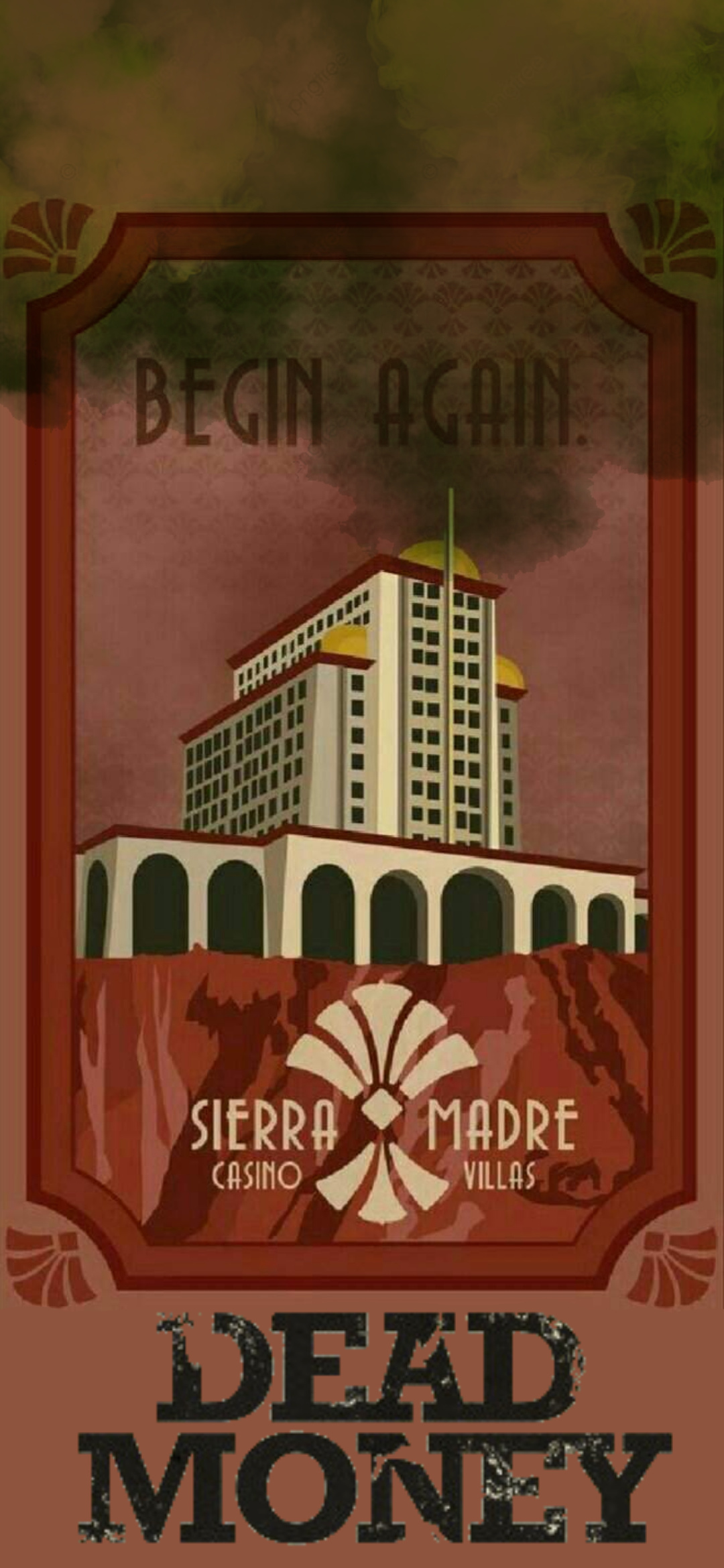 I made a Dead Money phone wallpaper