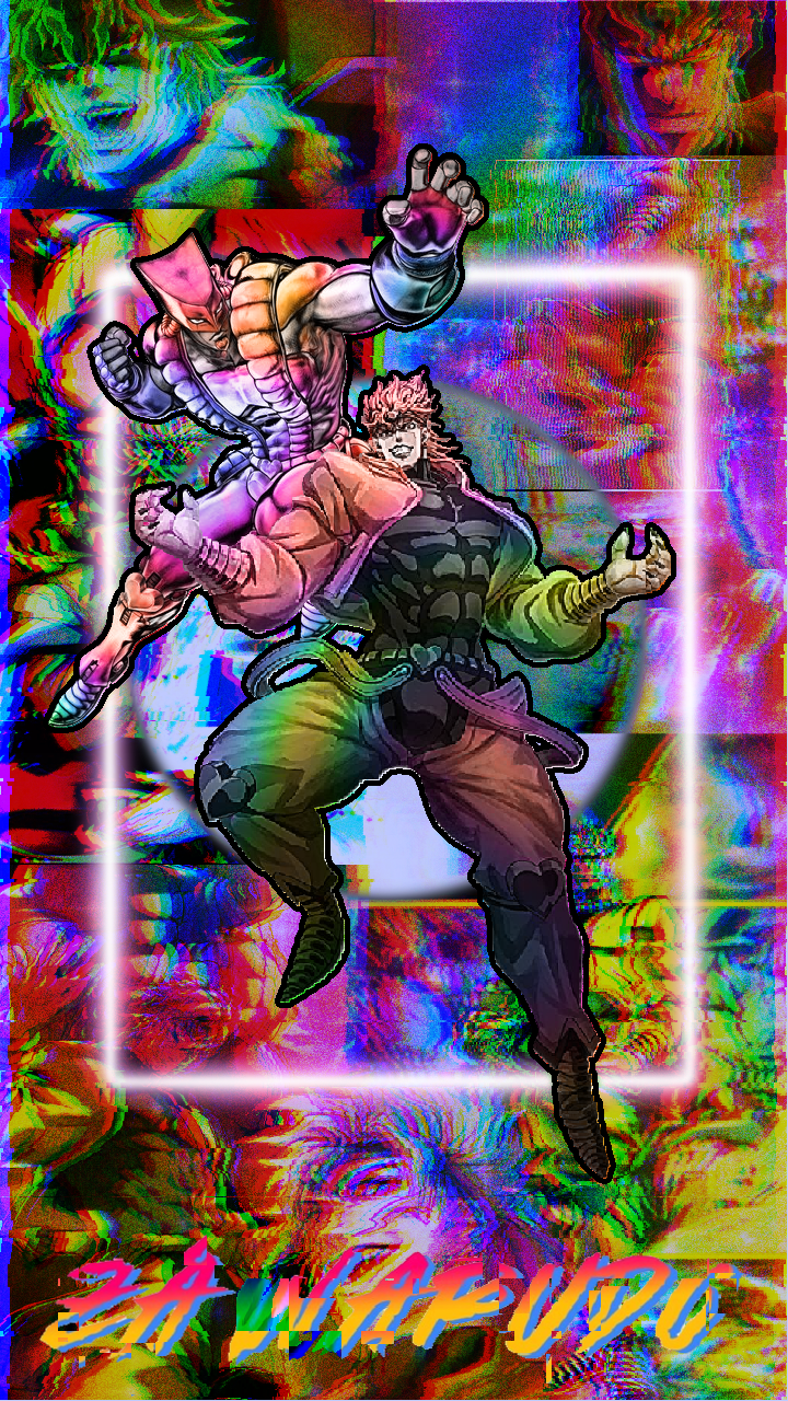 Glitchcore Dio Brando wallpaper
