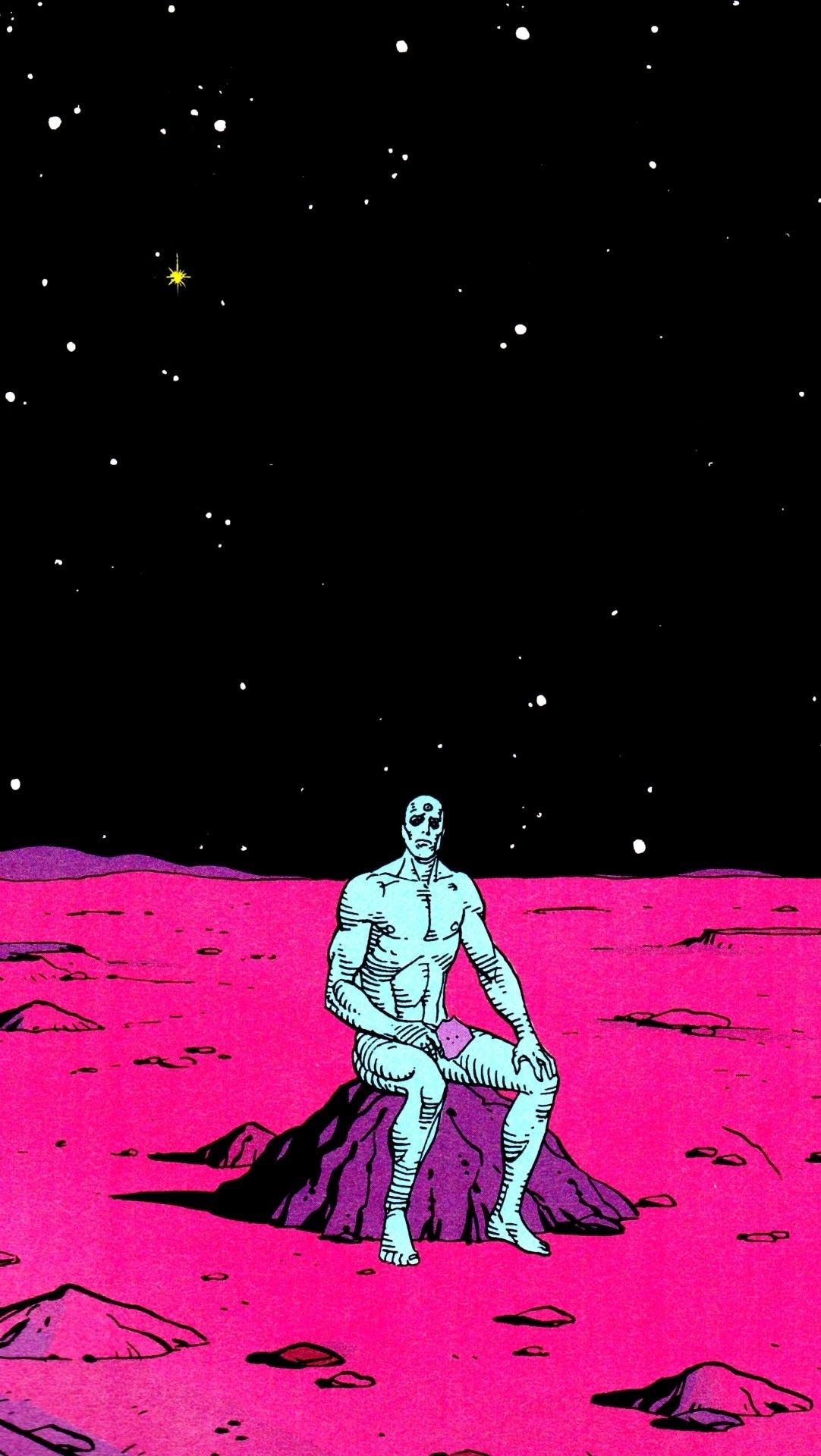 Silver Surfer Vaporwave wallpaper