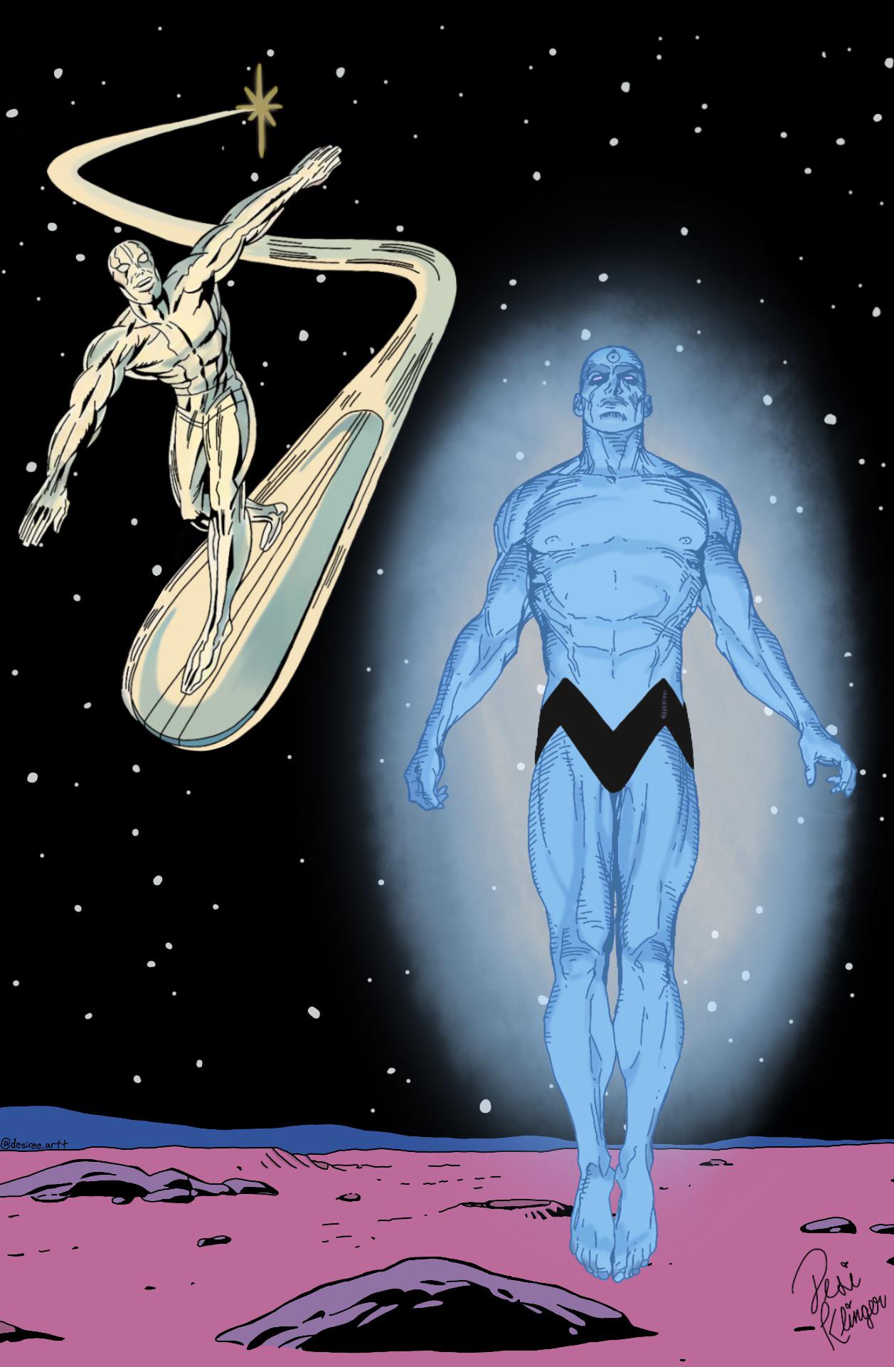Doctor Manhattan Cross Over Fan Art