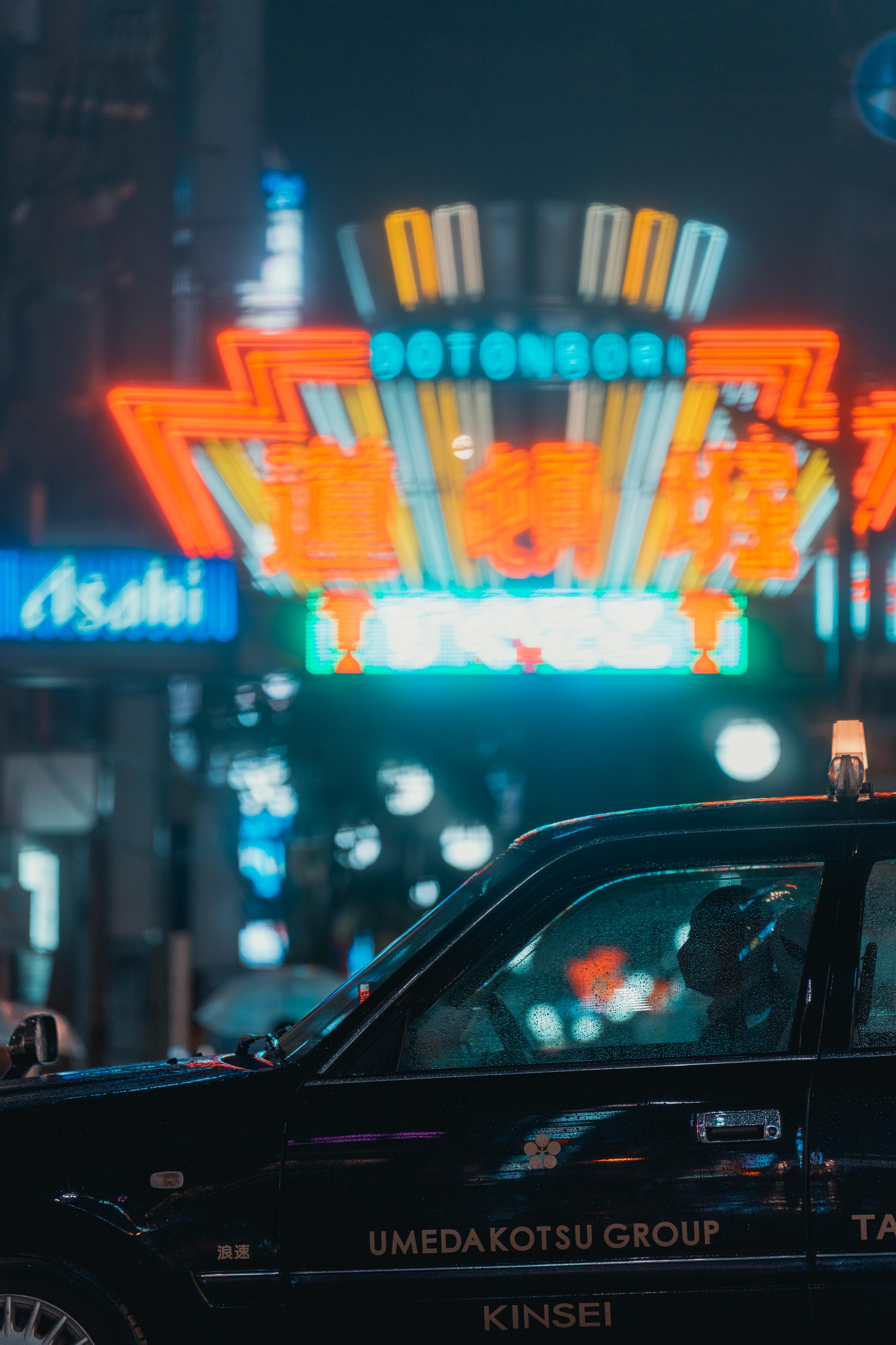 ITAP of a taxi driver waiting in