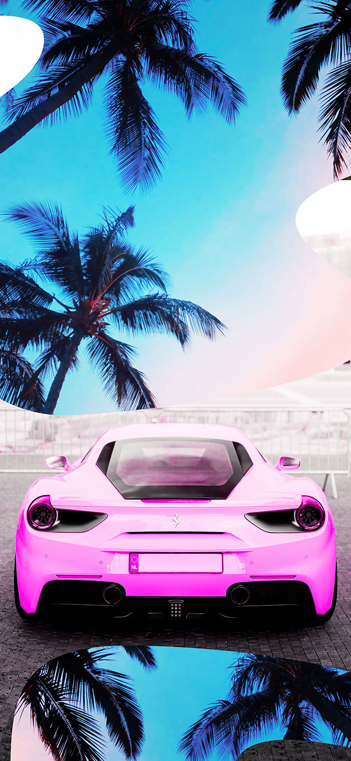 Abstract Cool Ferrari 4K Phone Wallpaper