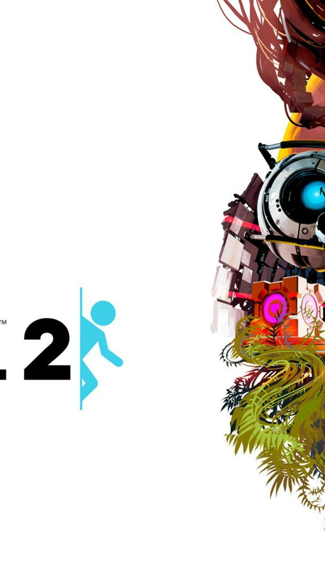 Pixel 3 Portal 2 Background Robots