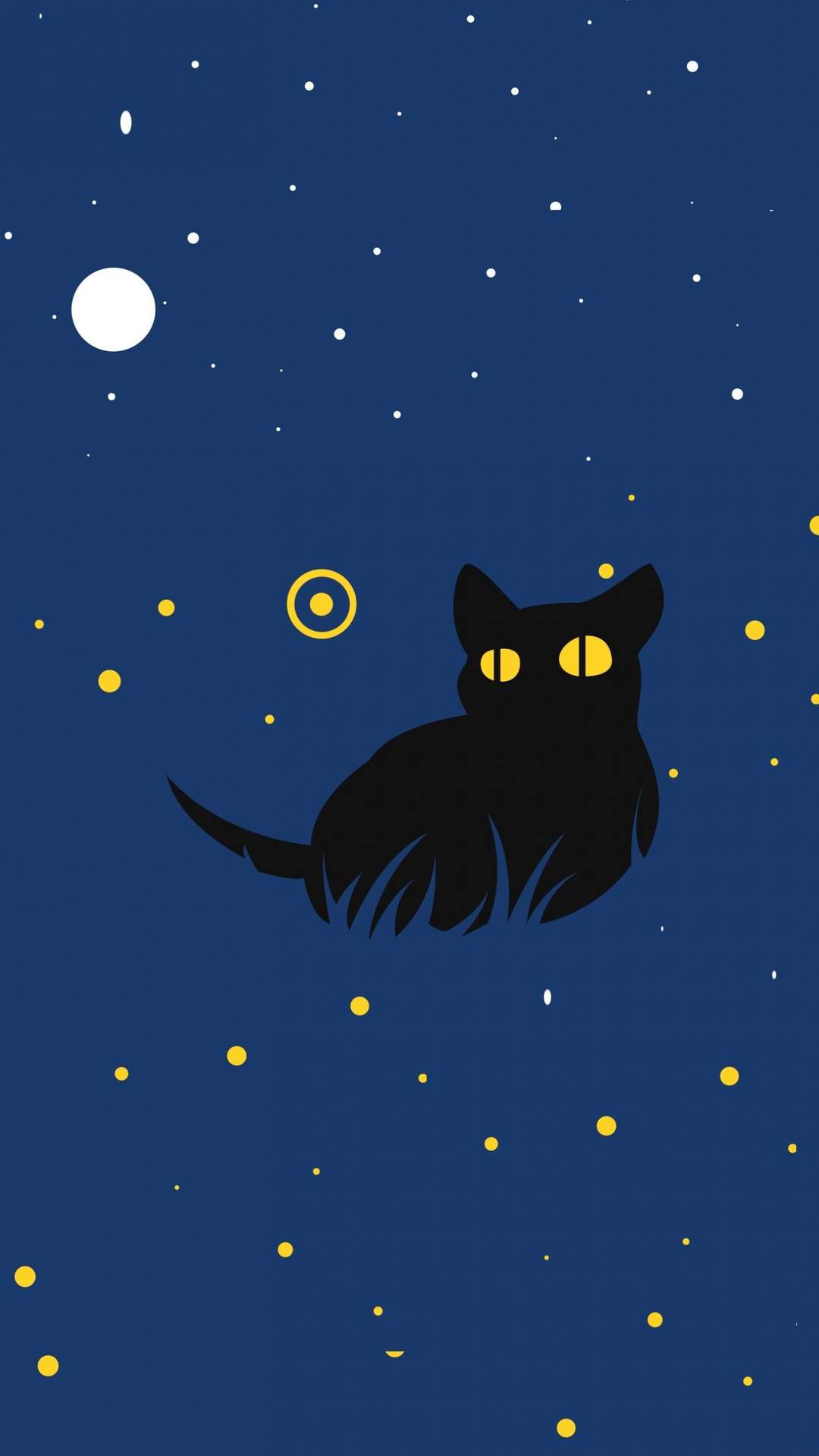 Anime Cat Wallpaper for iPhone