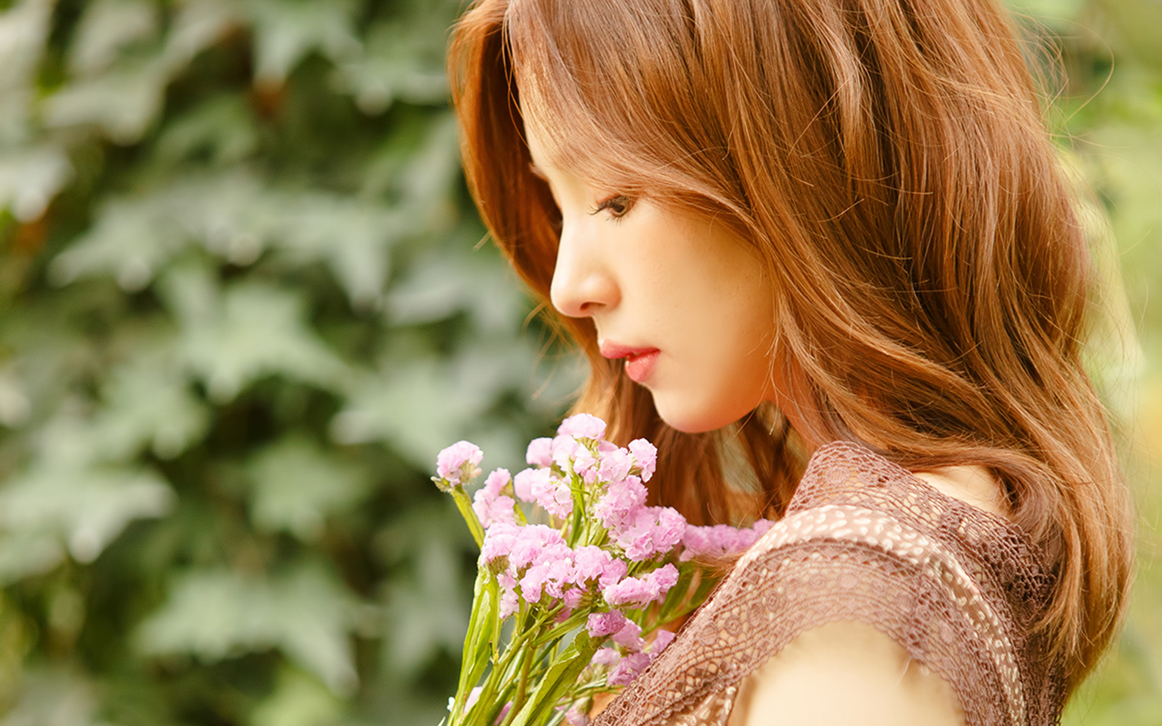 Girl Flower Spring Kpop