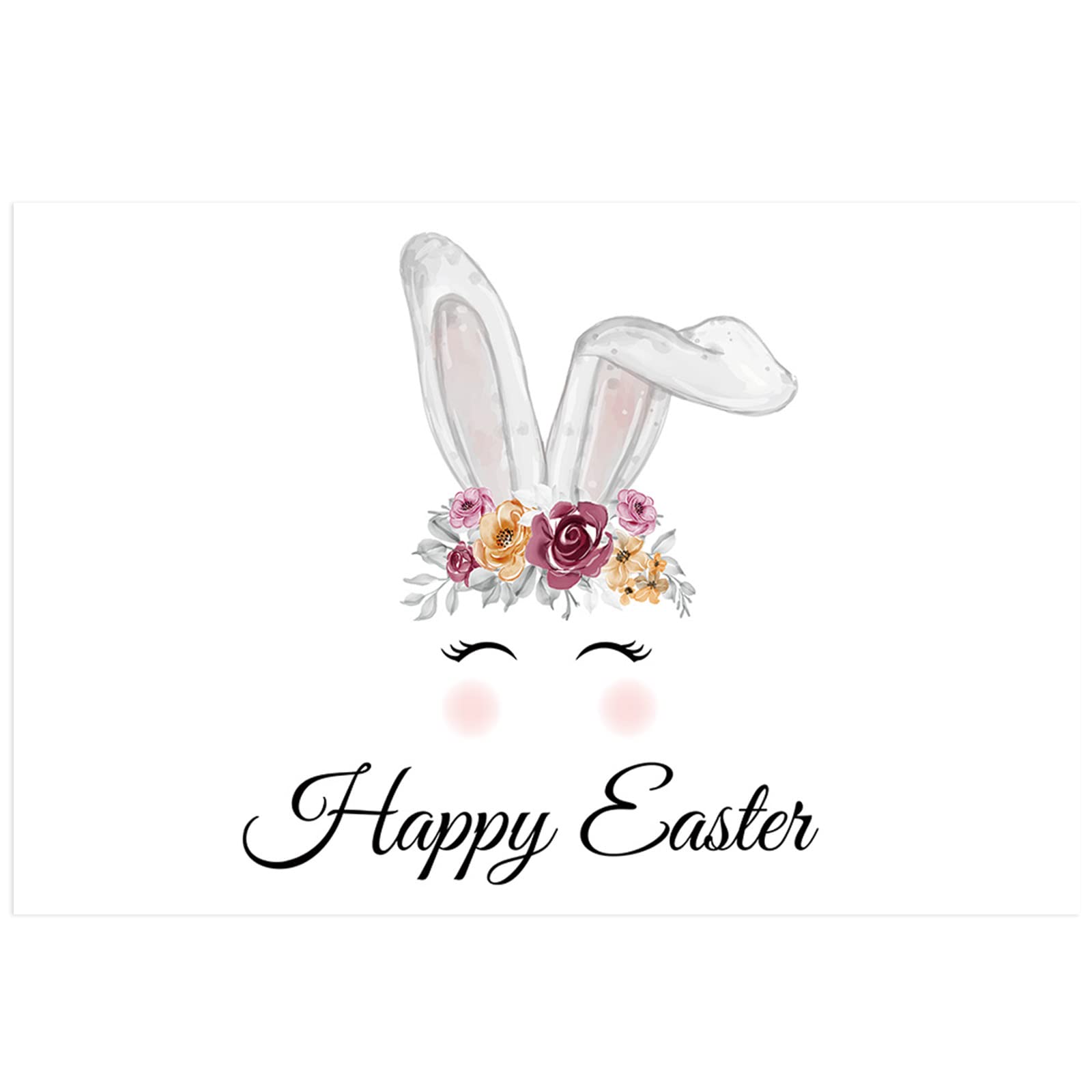 Happy Easter Aquarium Background Poster