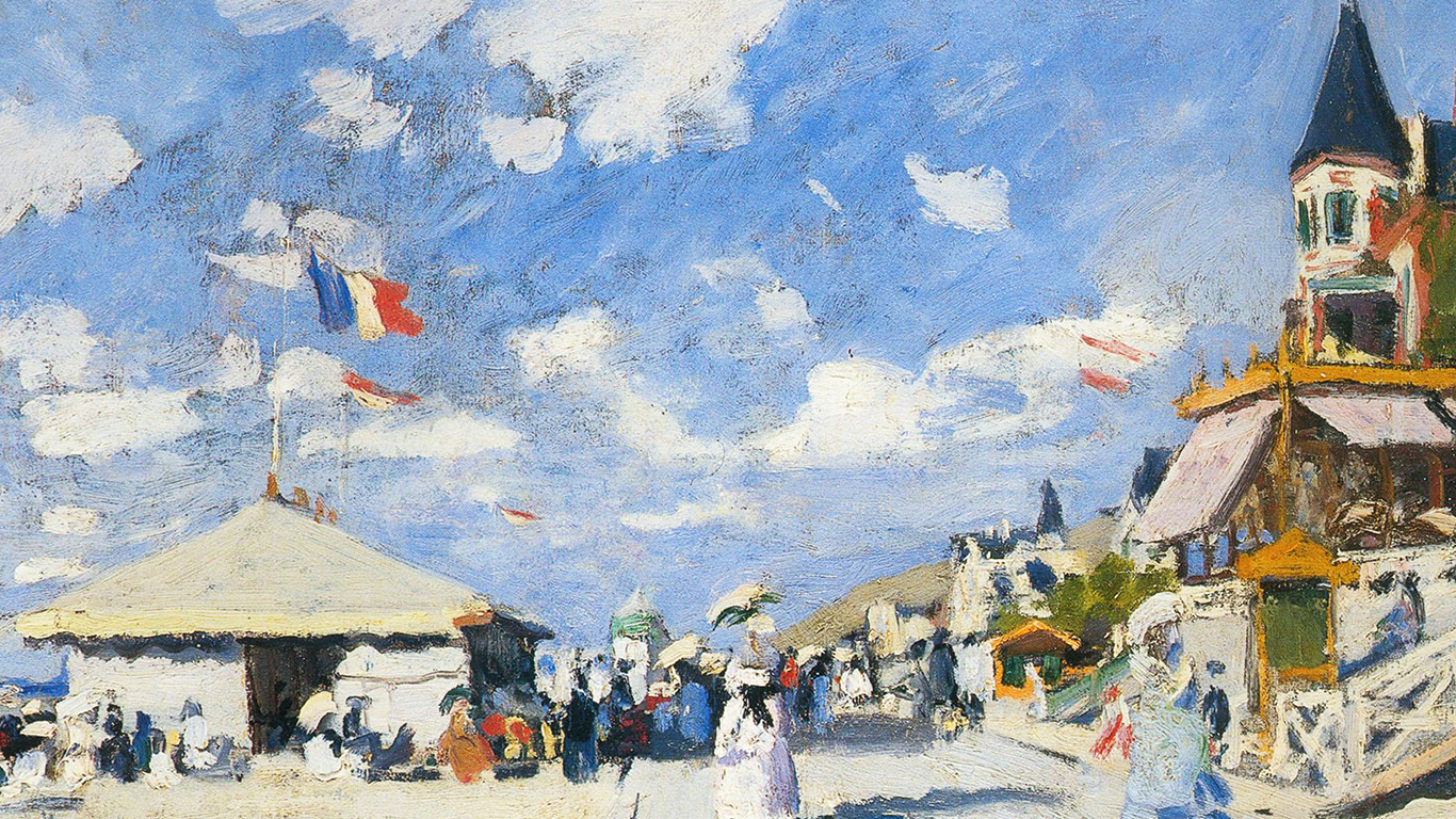 Classic Art Paint Boardwalk On