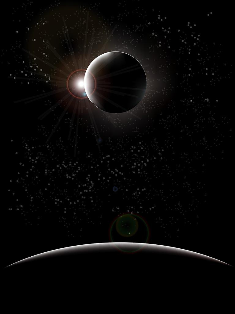 Endless universe for your iPhone screen