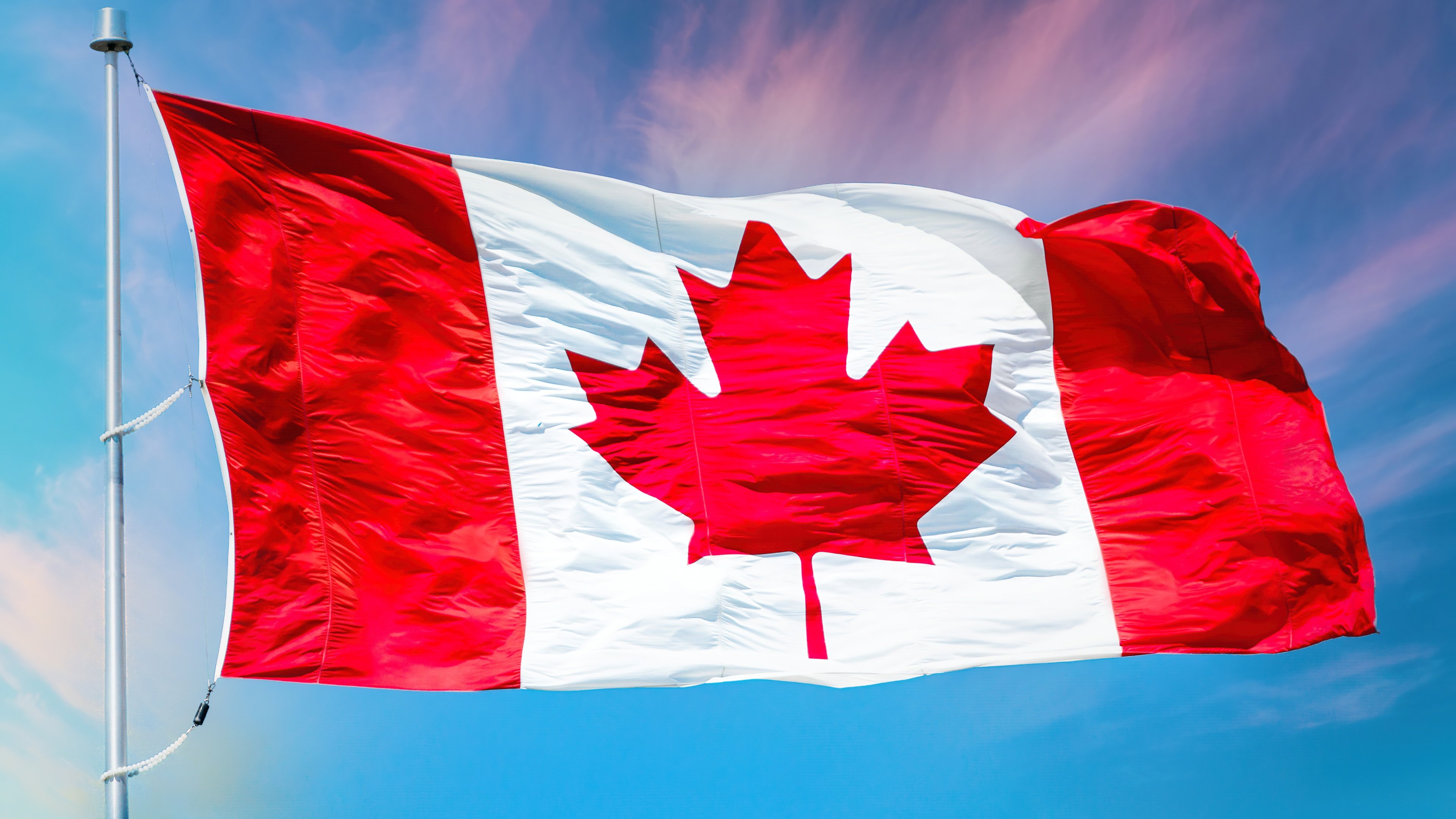 Canada Wallpaper 4K, National flag, 5K
