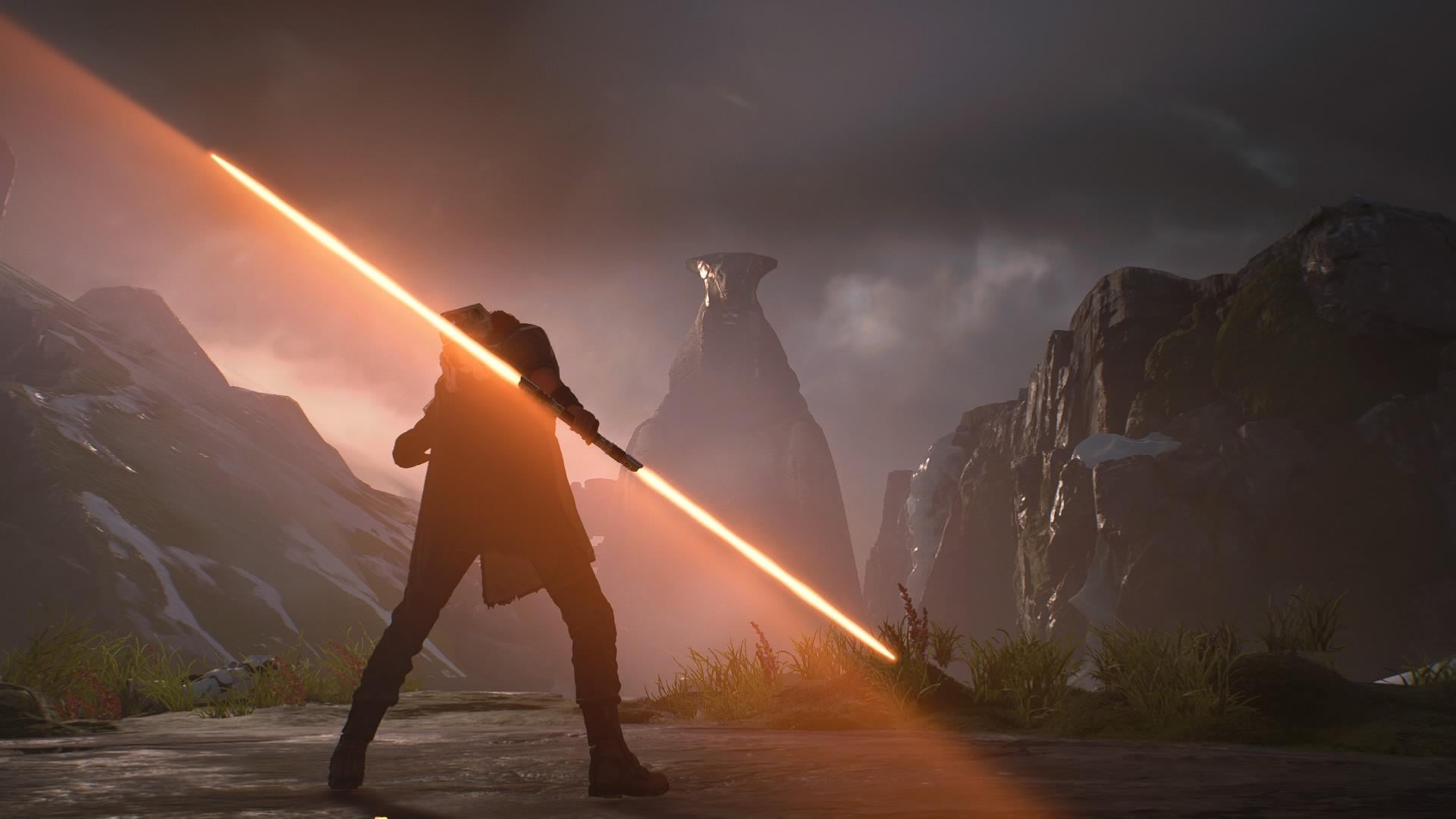 Cal's Orange Lightsaber