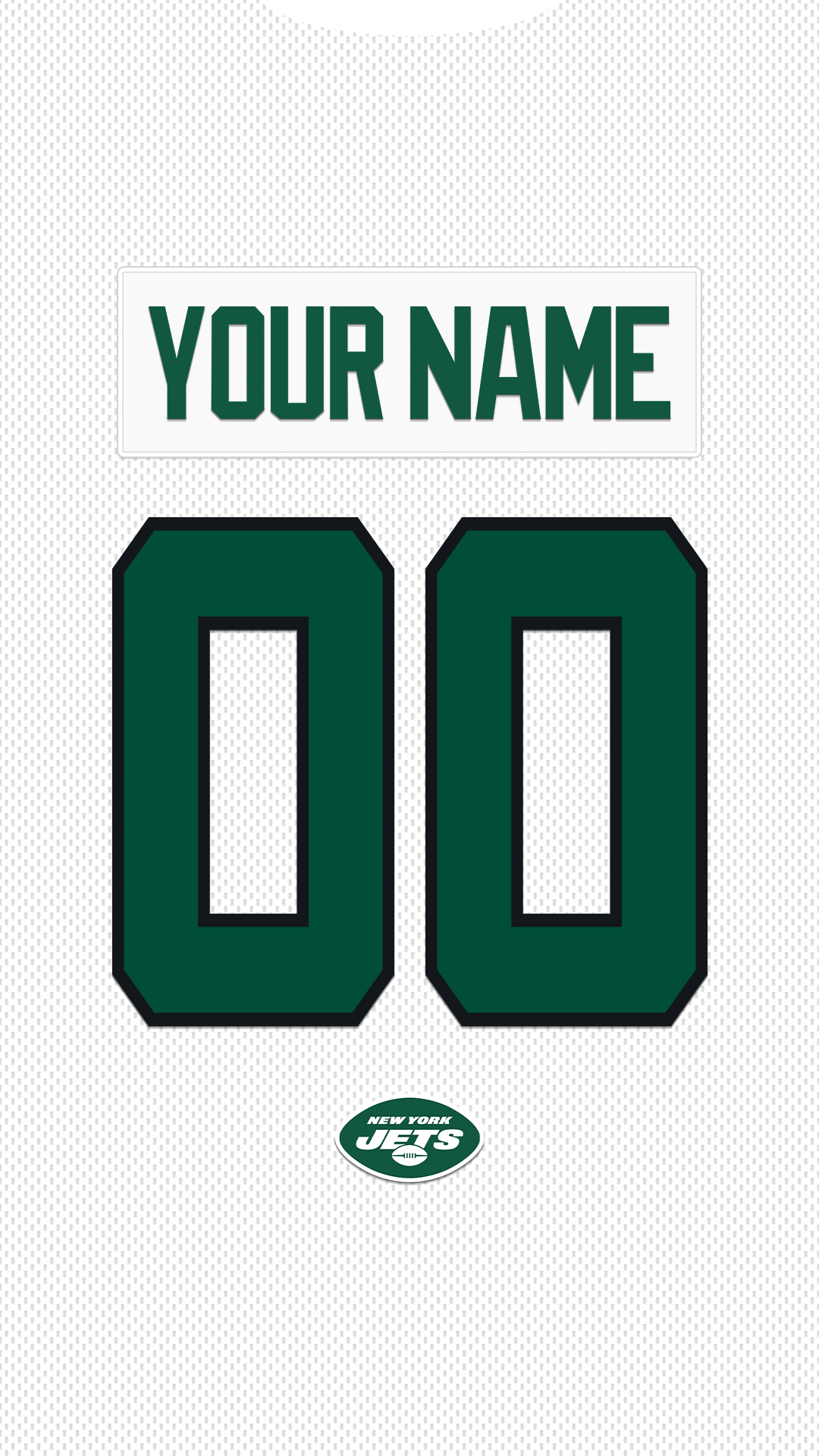 Want a custom Jets jersey wallpaper