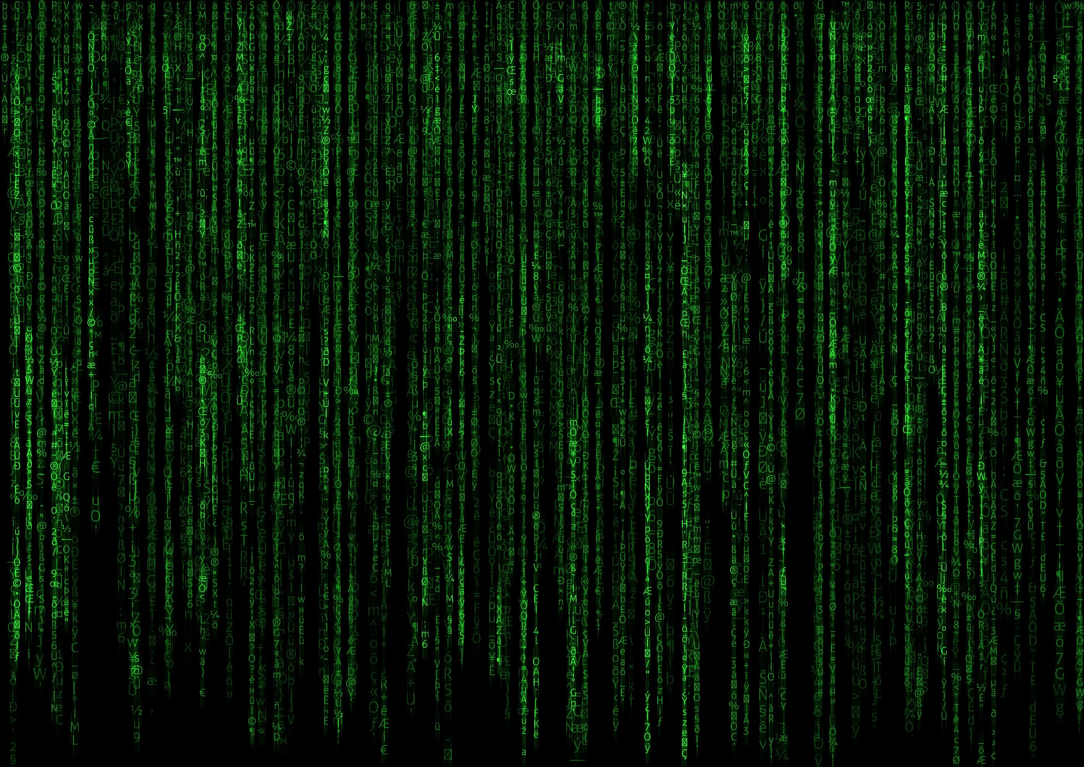 Matrix Wallpaper 4K, Program, Falling