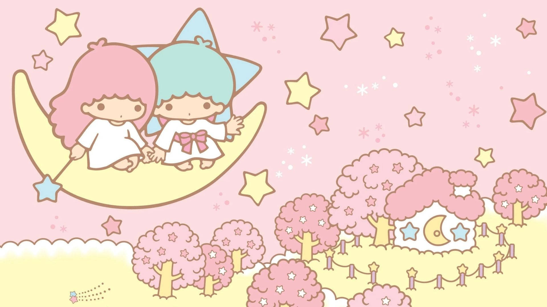 Little Twin Stars Wallpaper
