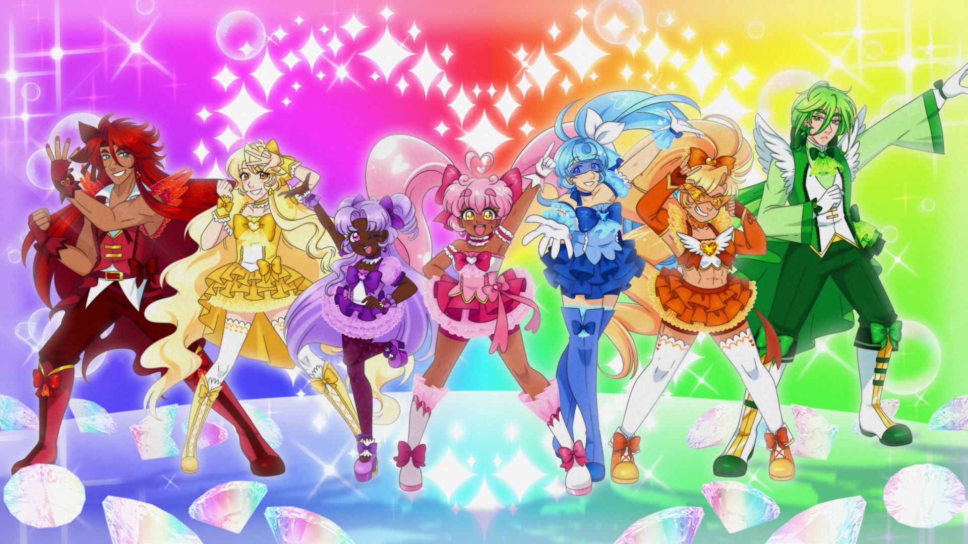 Magical Warrior Diamond Heart