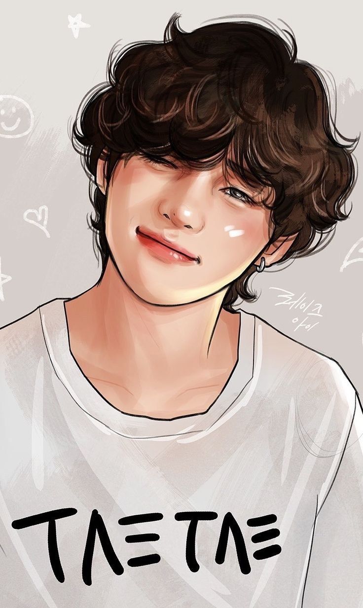 Taehyung fanart, Bts drawings
