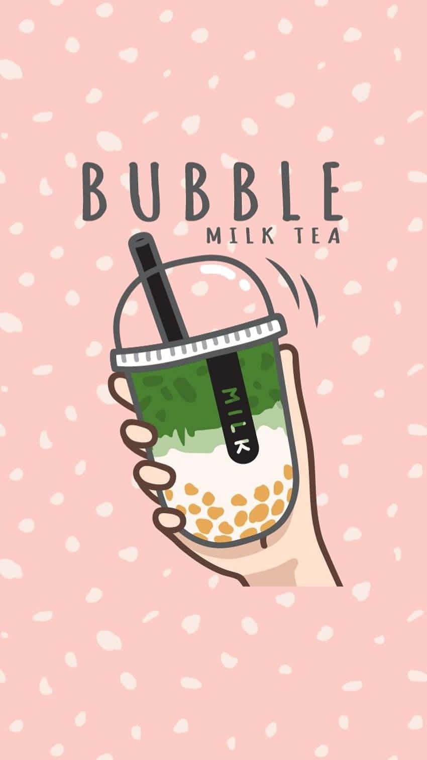 Cute Boba Tea Wallpaper