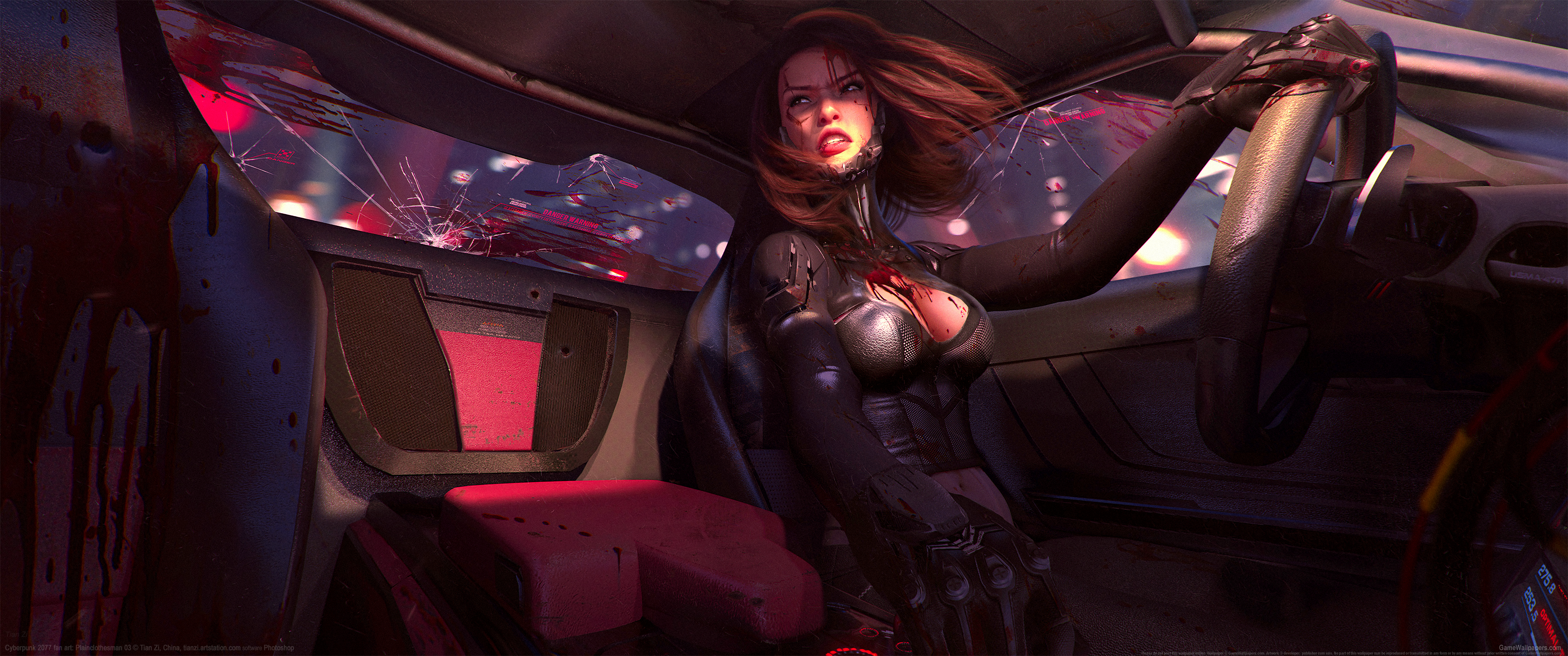 Cyberpunk 2077 fan art wallpaper 01