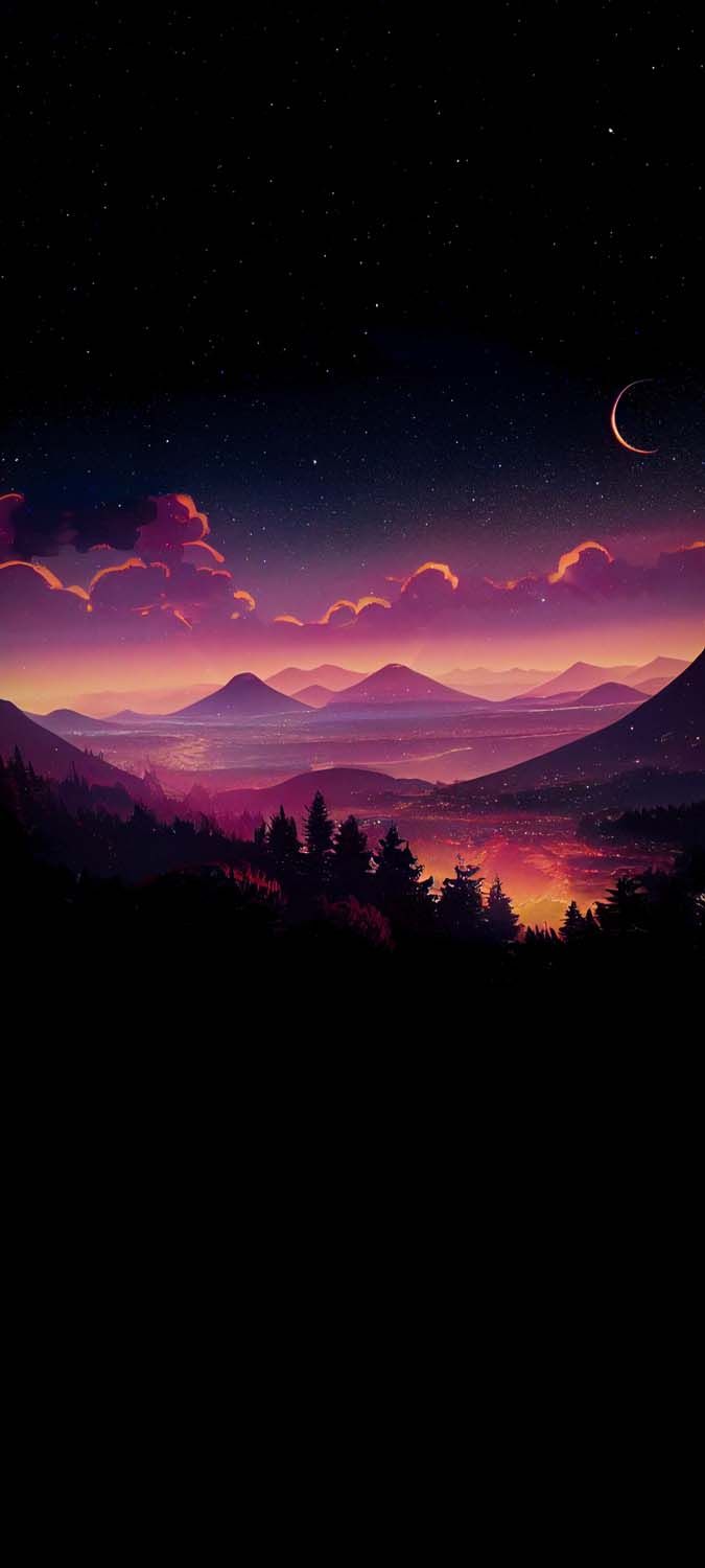 Amoled Scenery iPhone Wallpaper HD