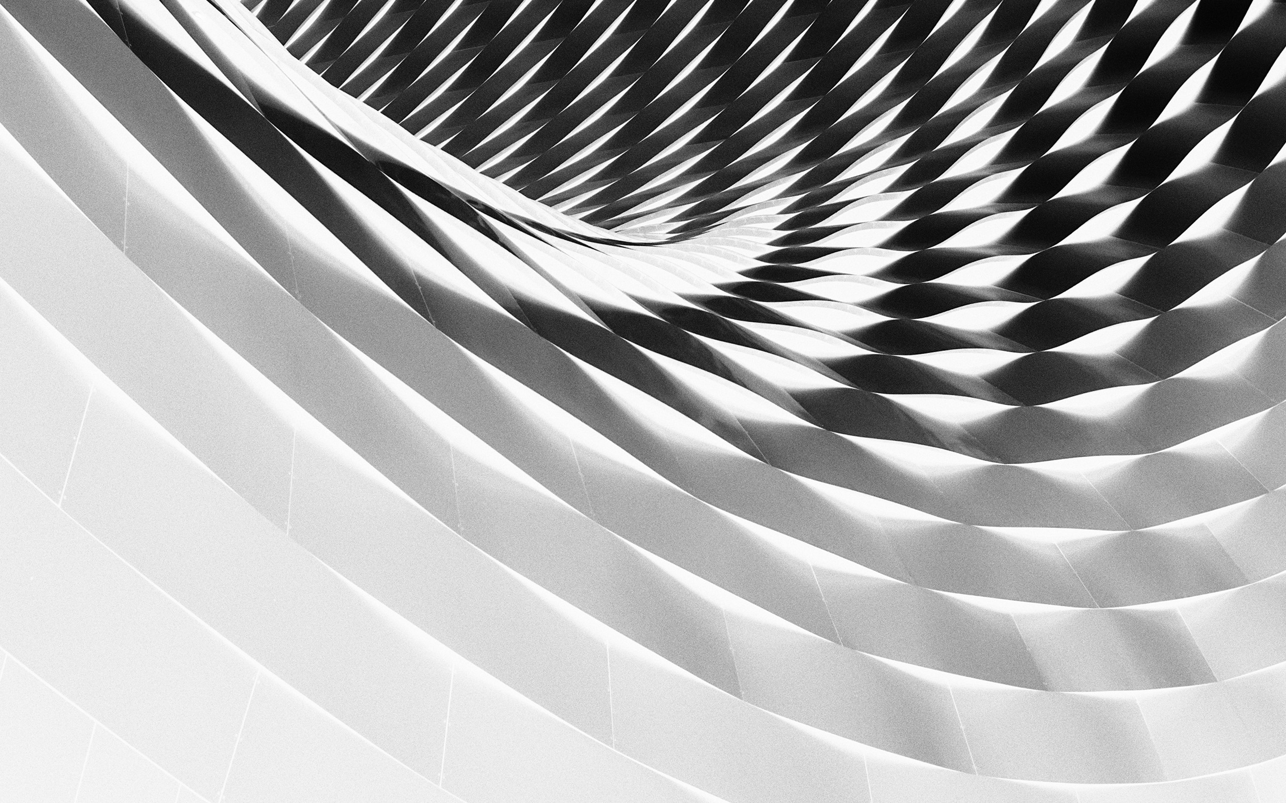 Art Architecture Dark City Bw White Pattern