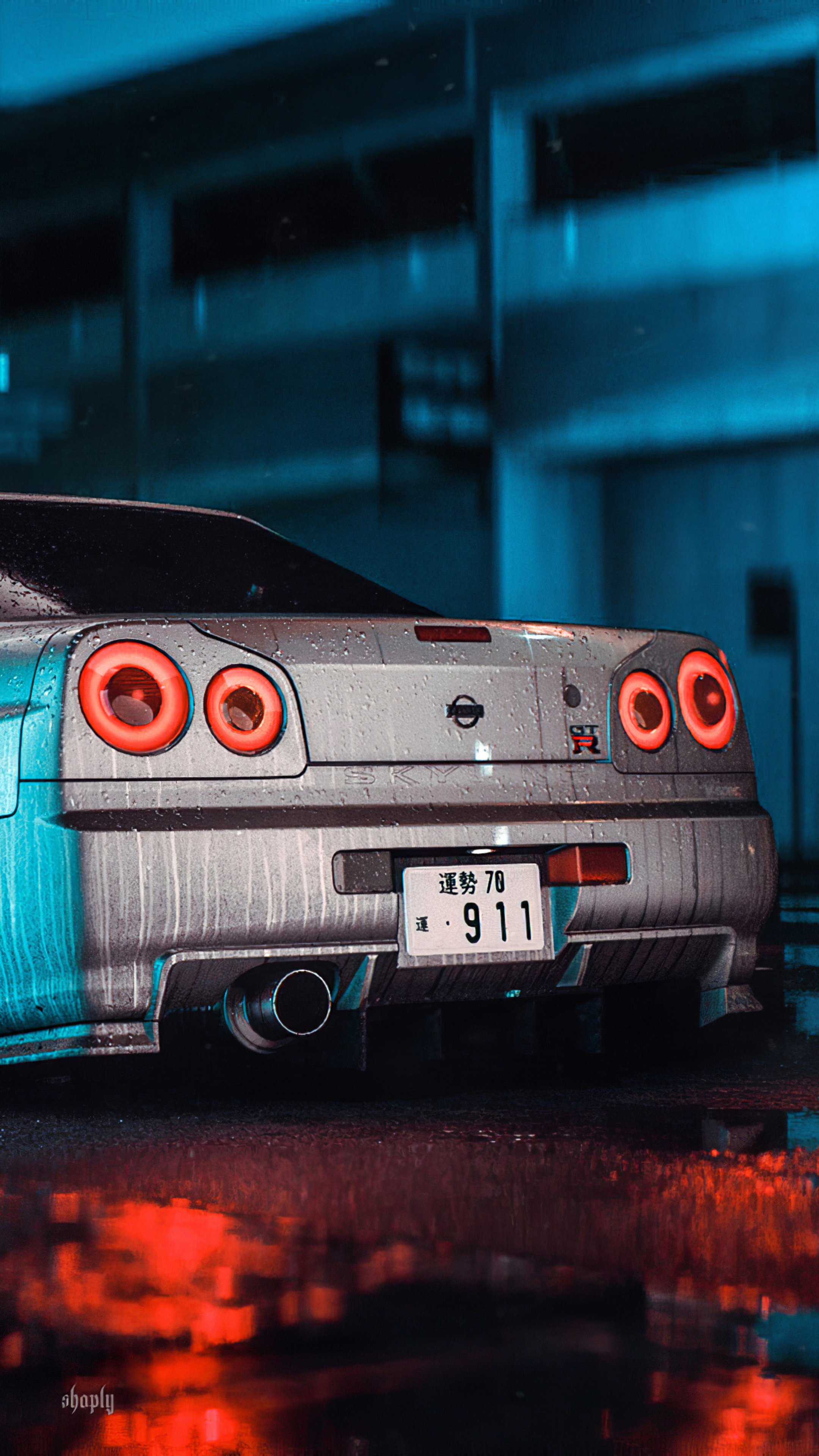 Wallpaper Gtr R34, Nissan Skyline gt r