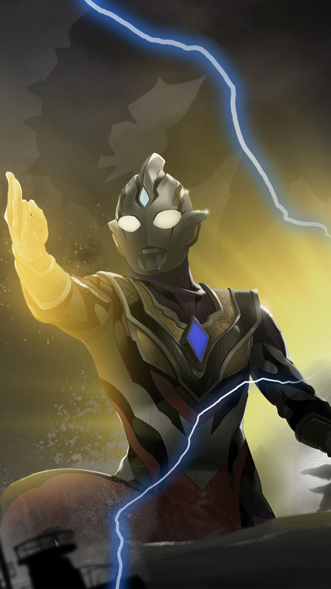 Anime Ultraman Phone Wallpaper by 清幽