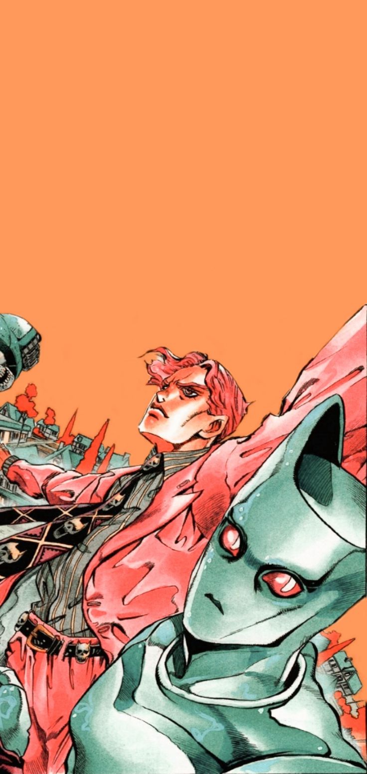 Yoshikage kira wallpaper. Anime