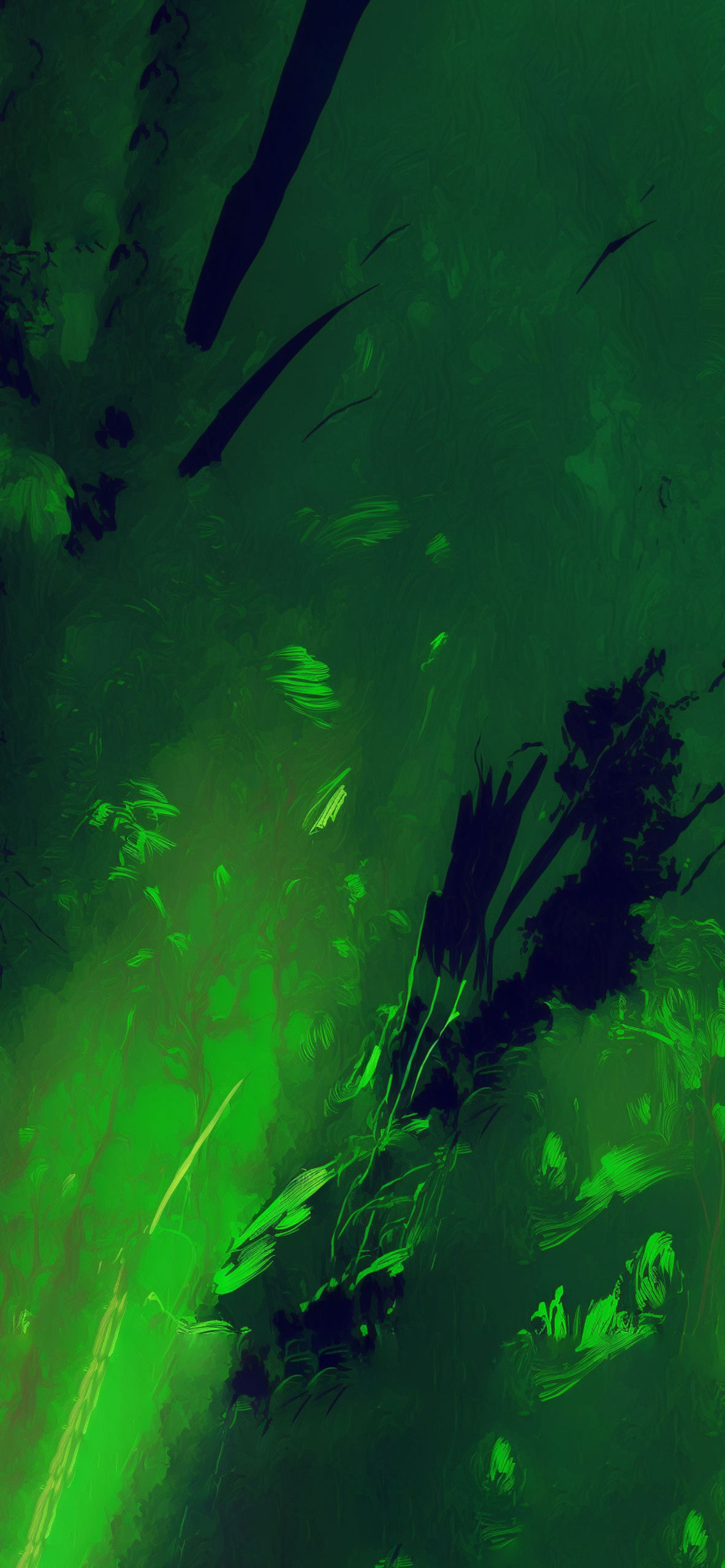 Grass Art Green Wallpaper