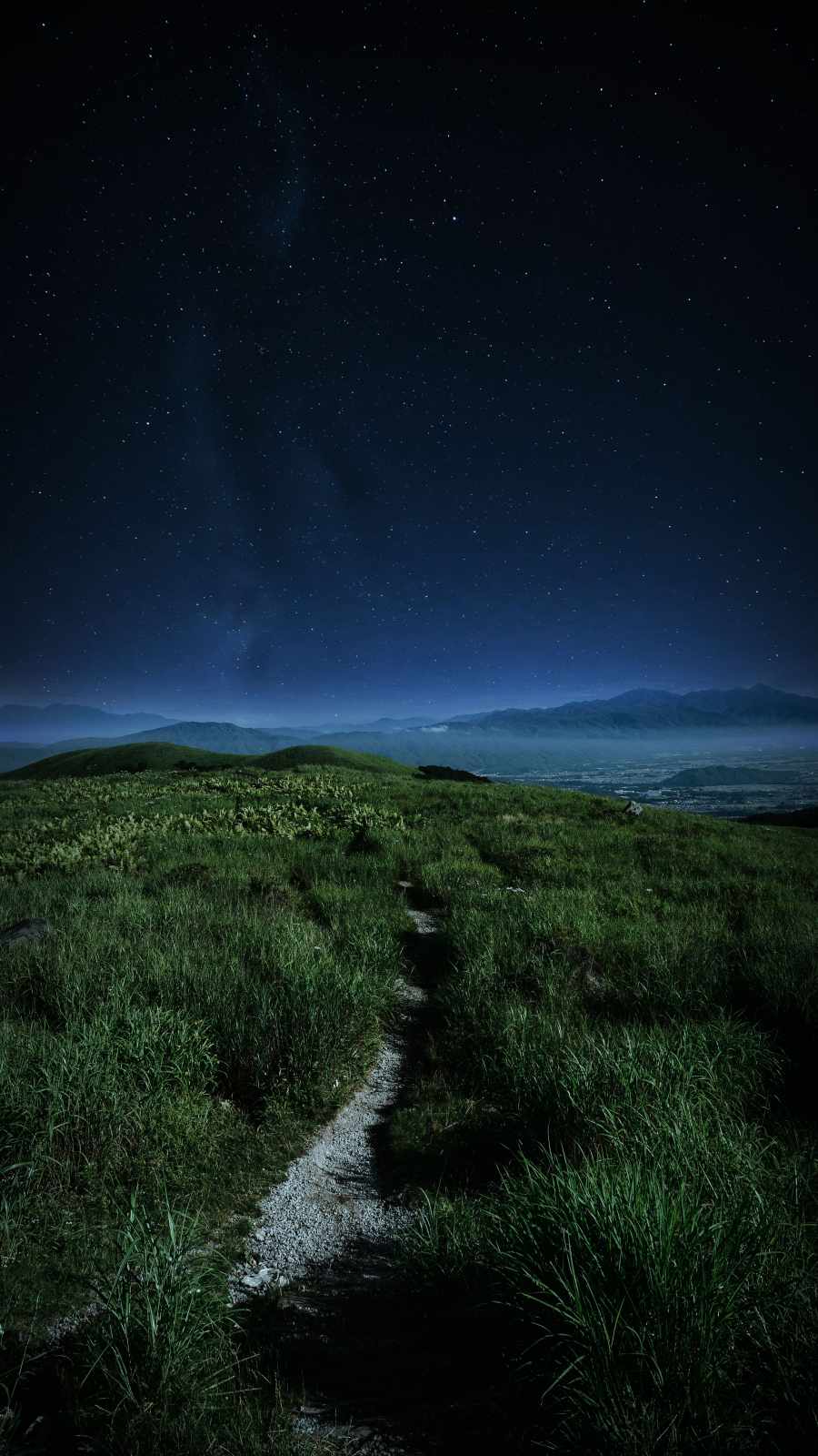Night Space View iPhone Wallpaper