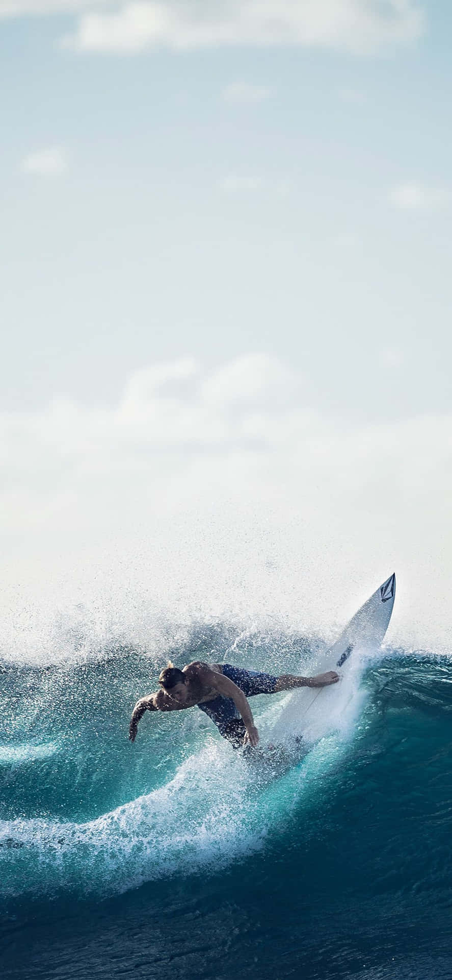 Surfing iPhone Wallpaper