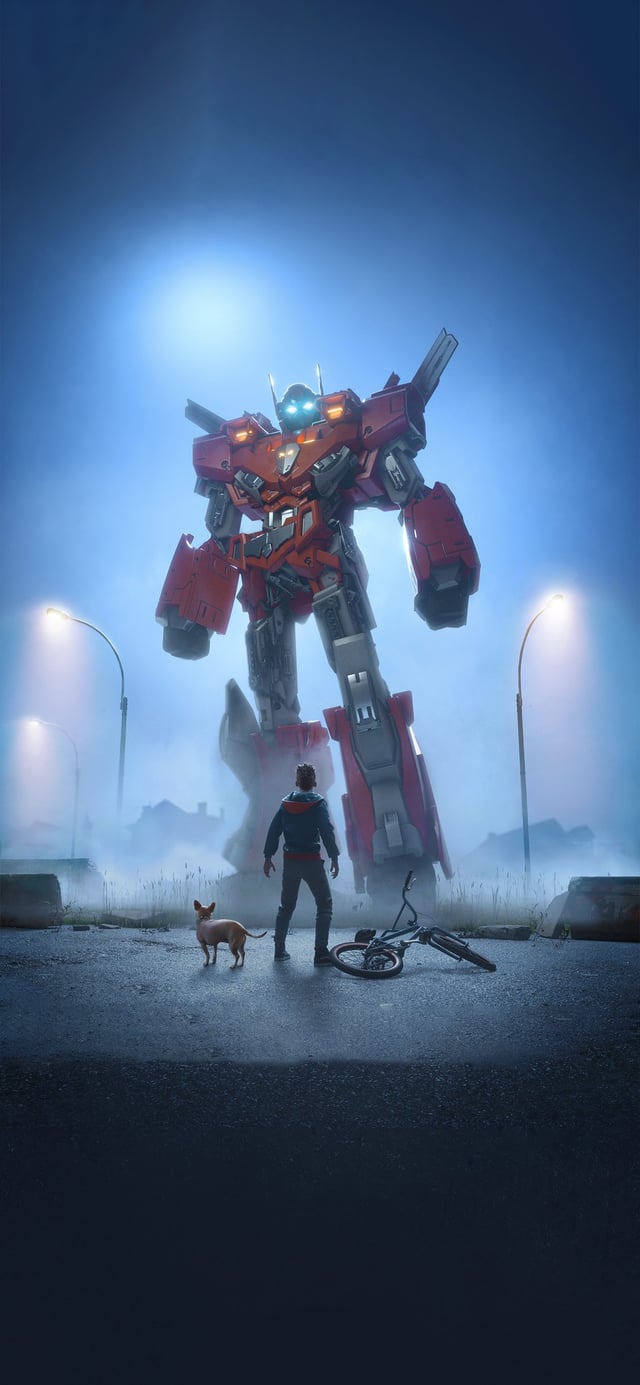 wallpaper iphone HD robot, r