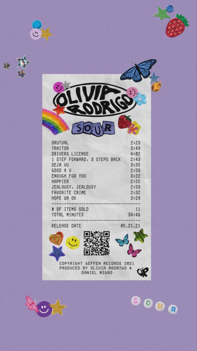 olivia rodrigo wallpaper. God sticker