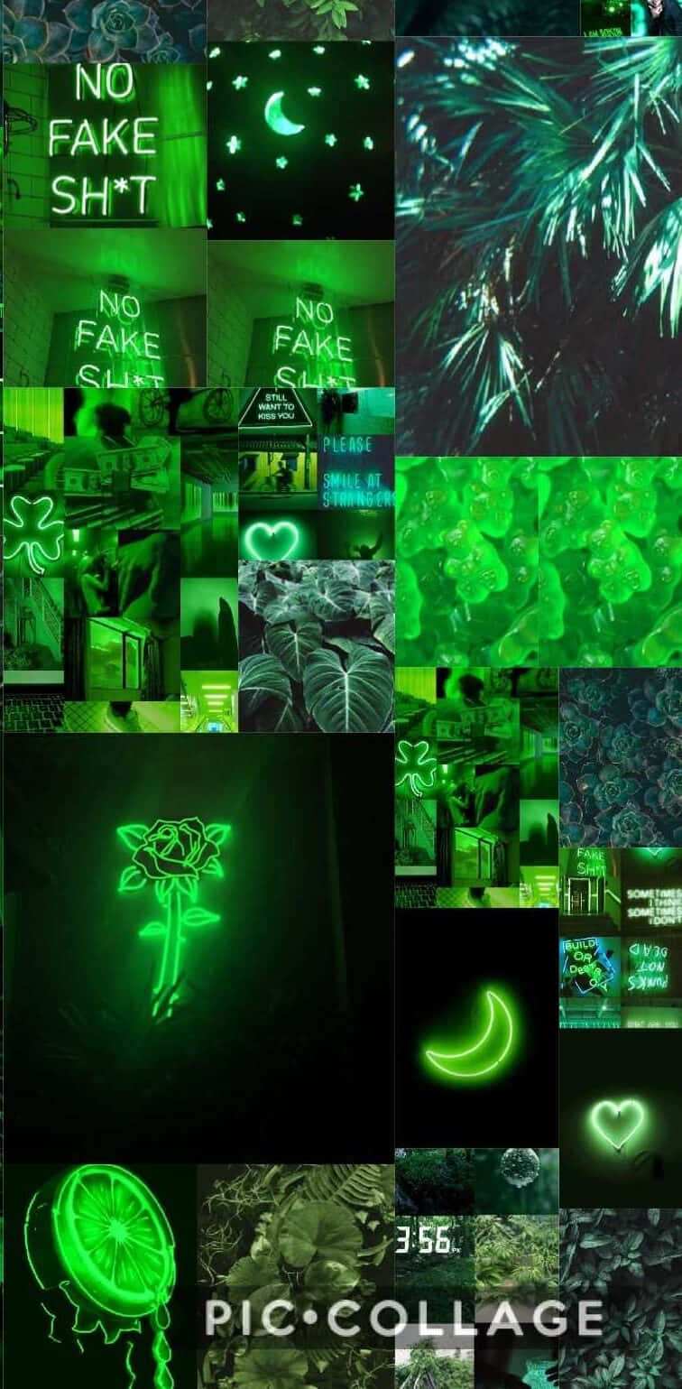 Download Neon Green Aesthetic Desktop