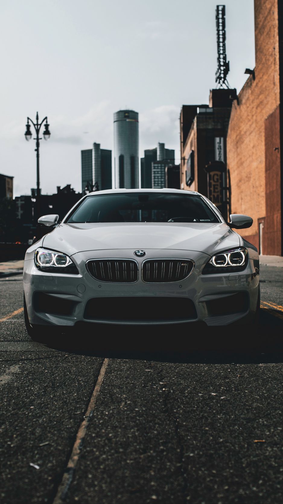 Download wallpaper 938x1668 bmw m6 gran