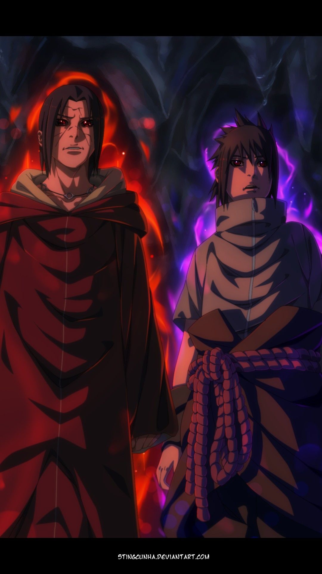 Wallpaper Phone And Itachi Full HD
