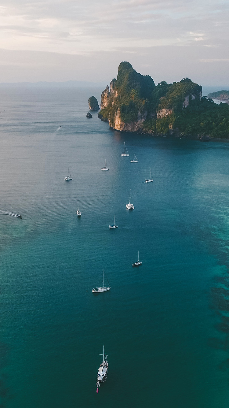 Sea Ocean Boats Island Summer Nature