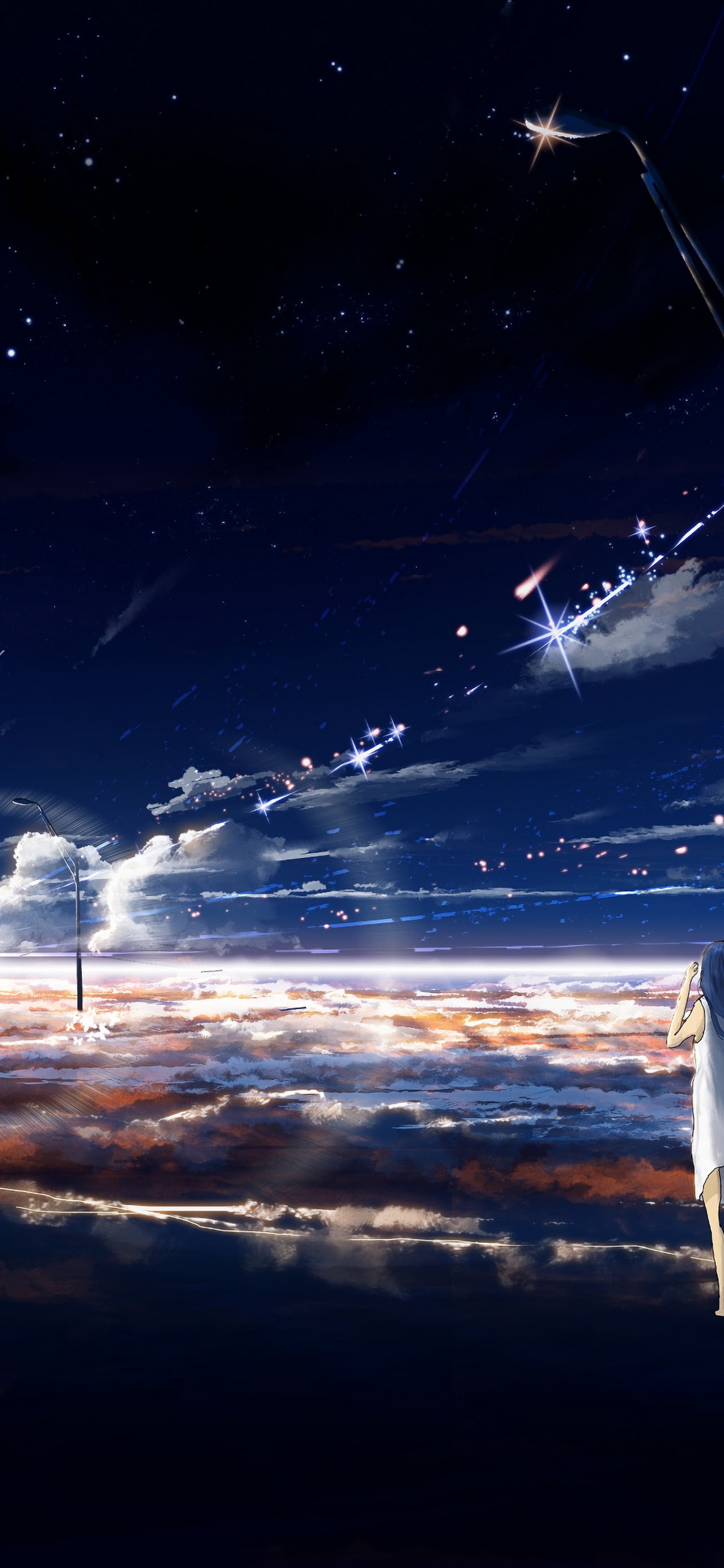 Sunrise Horizon Sky Clouds Scenery