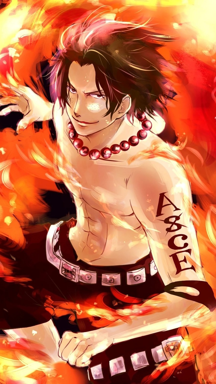 One Piece Portgas D Ace iPhone
