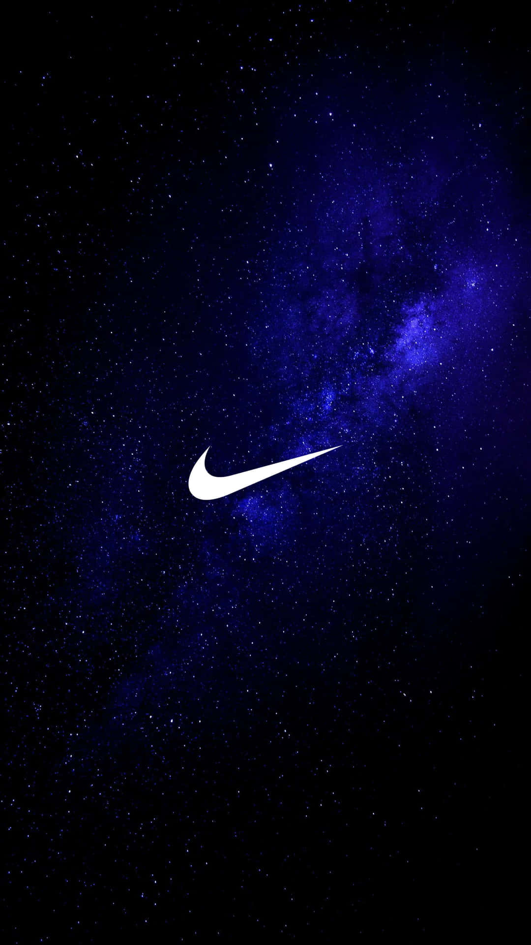Download Swoosh Nike Galaxy Blue Nebula