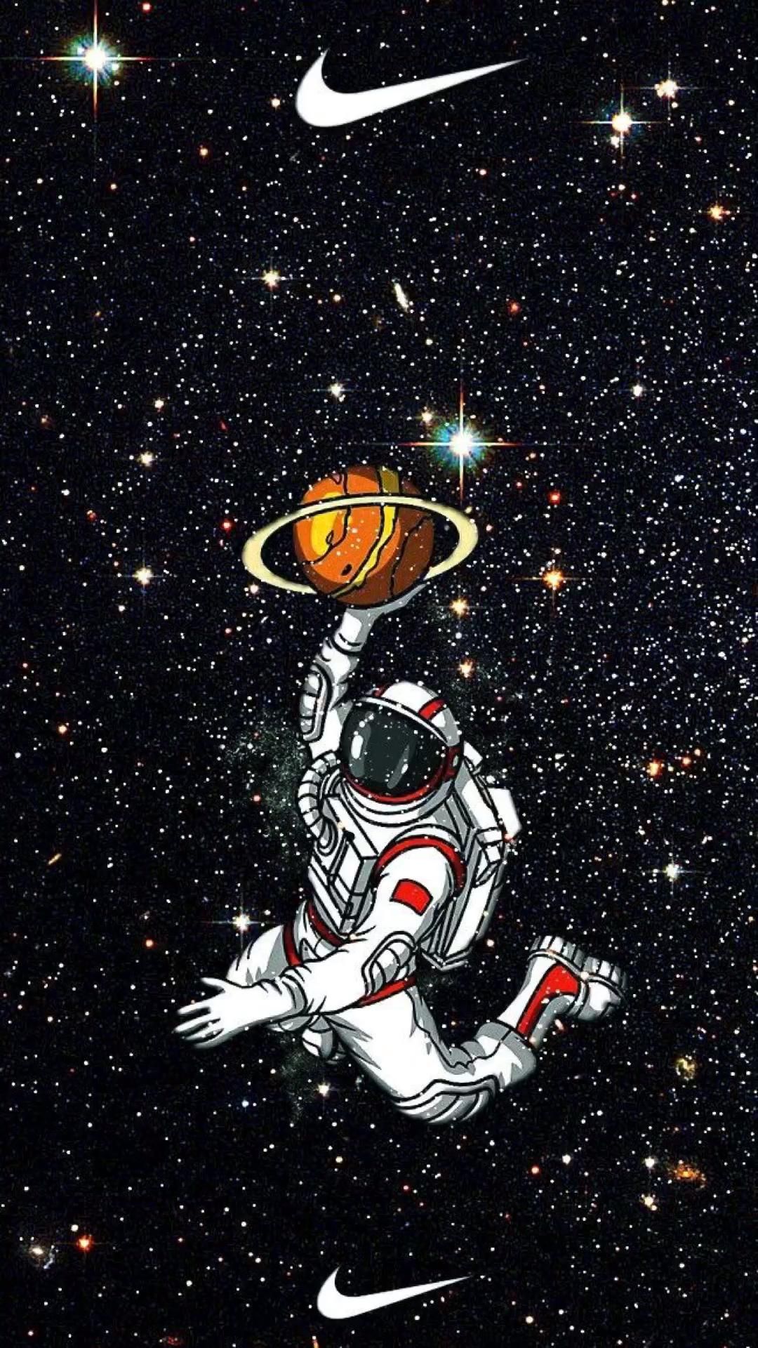 Basketball wallpaper. Astronaut