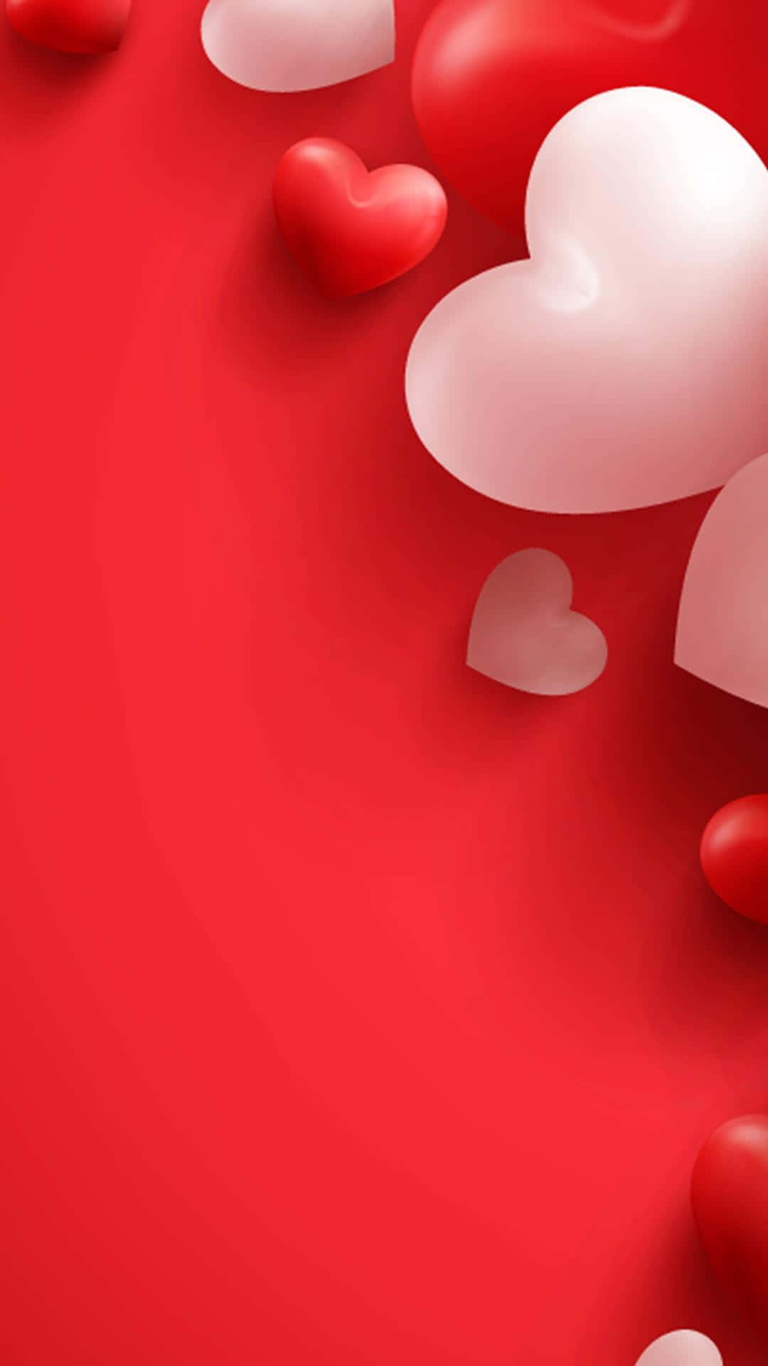 Heart Shaped Balloons Wallpaper