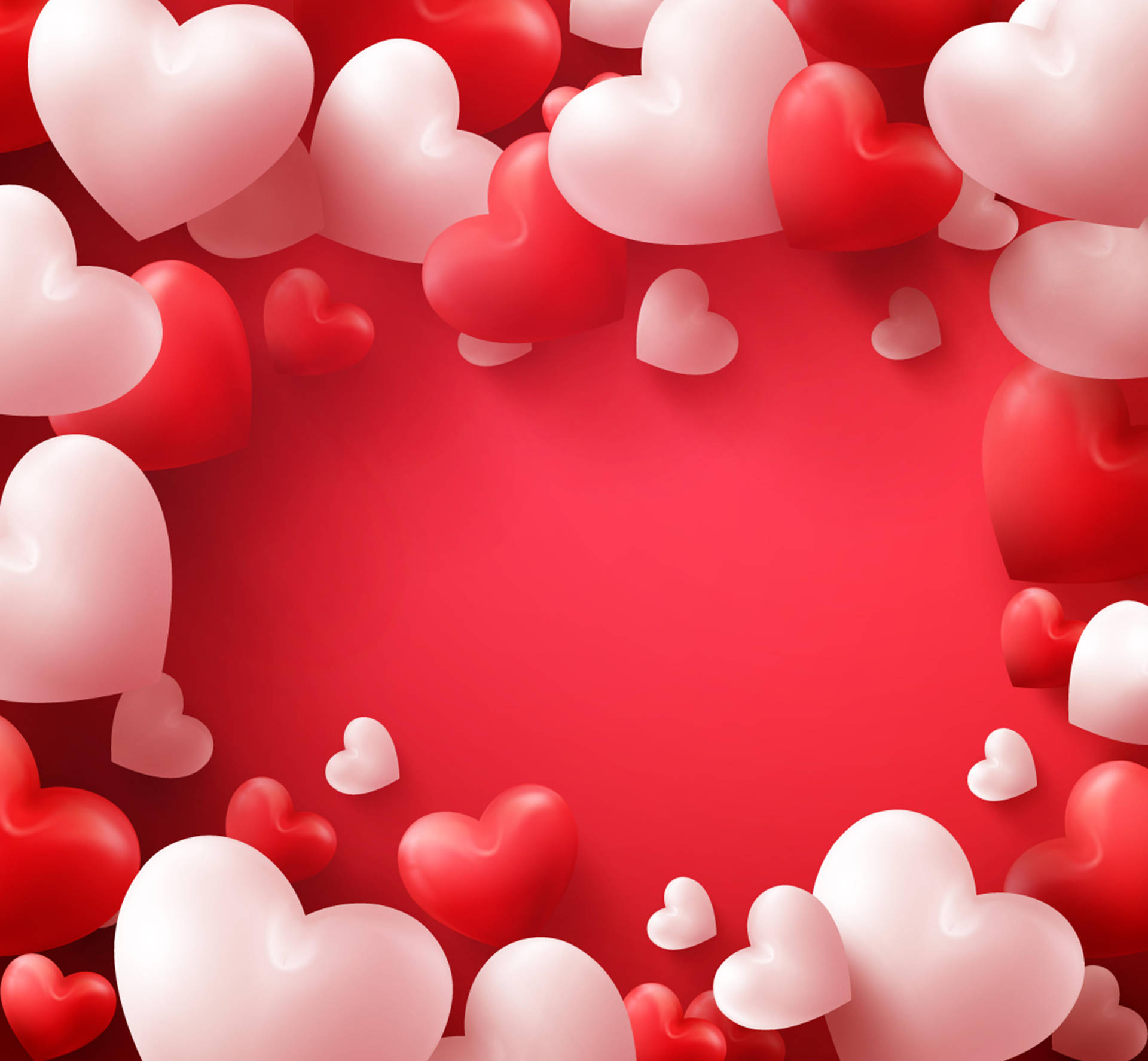 Heart Balloons Wallpaper
