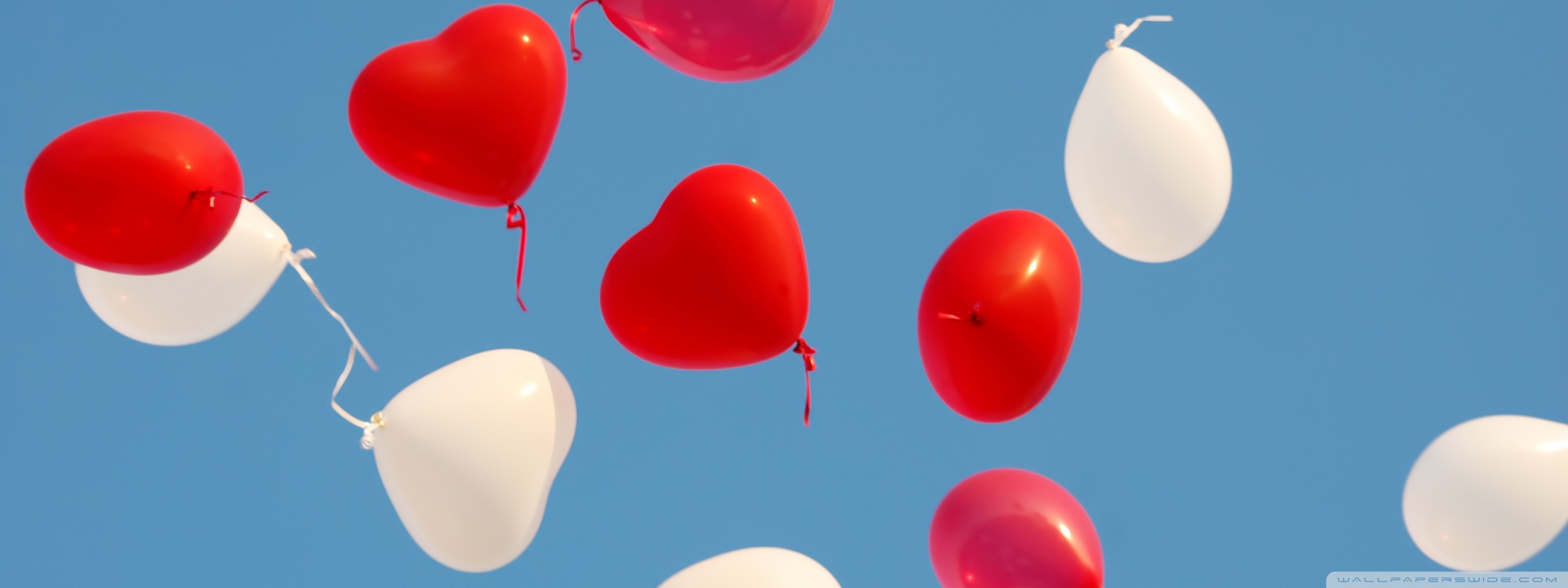 Valentines Day Heart Balloons Ultra HD
