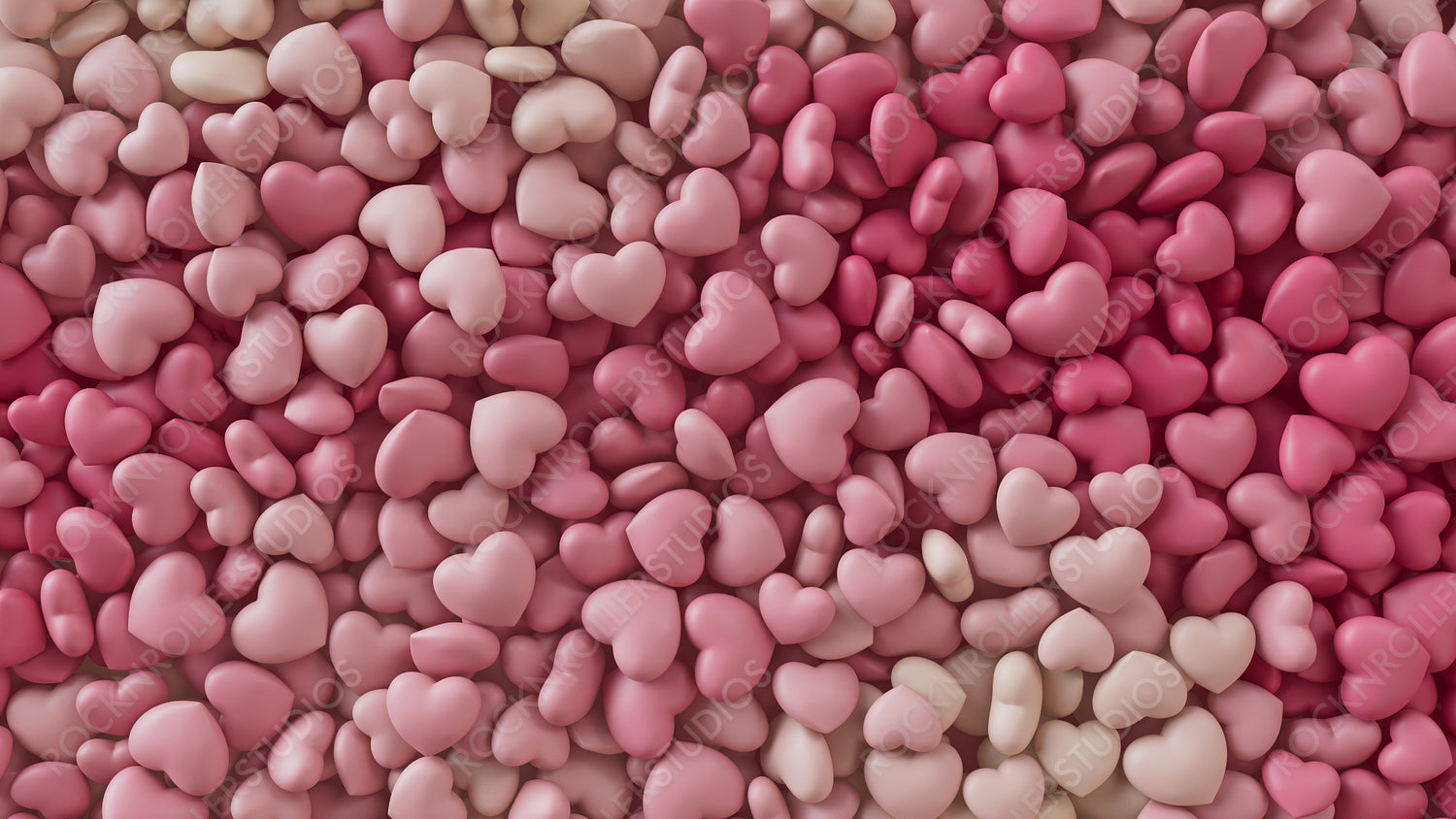 Multicolored Heart background